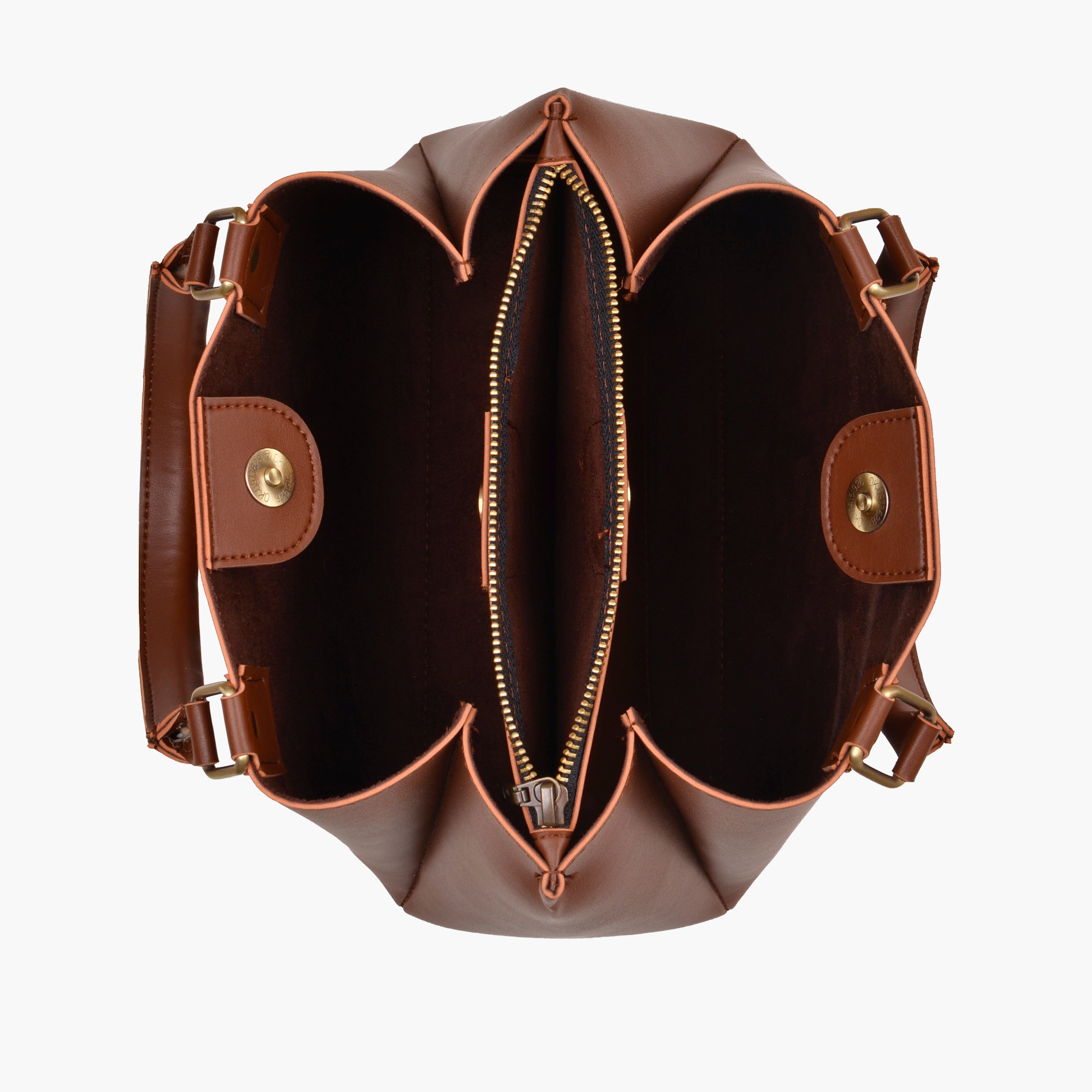 Brown mini bag