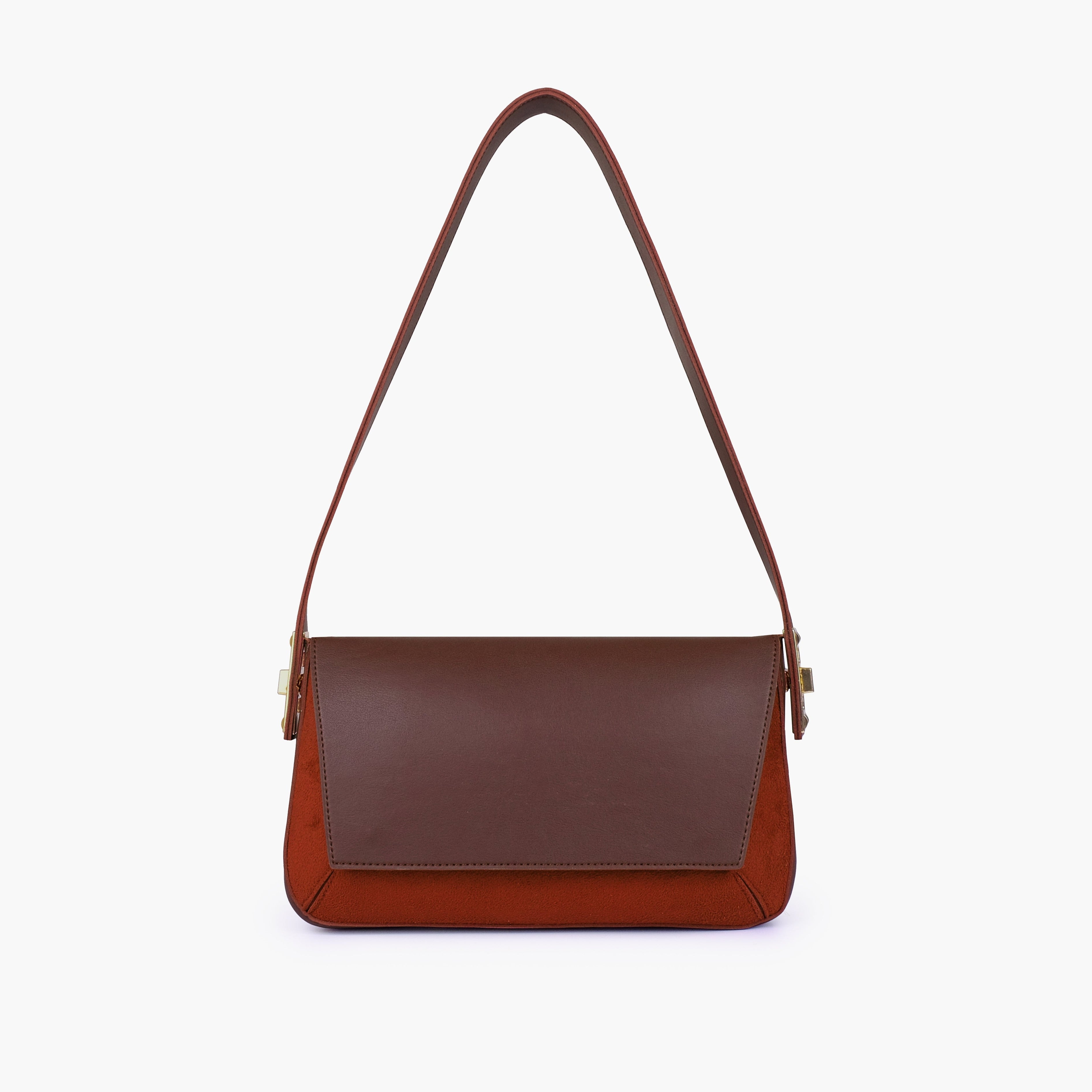 Dark Brown mini flap bag