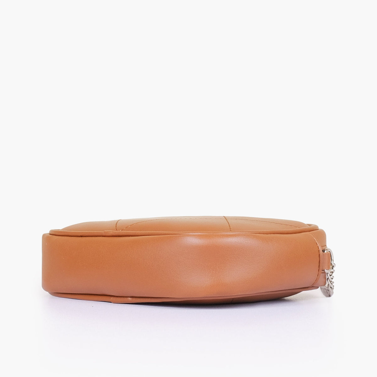 Horse brown mini quilted crossbody bag