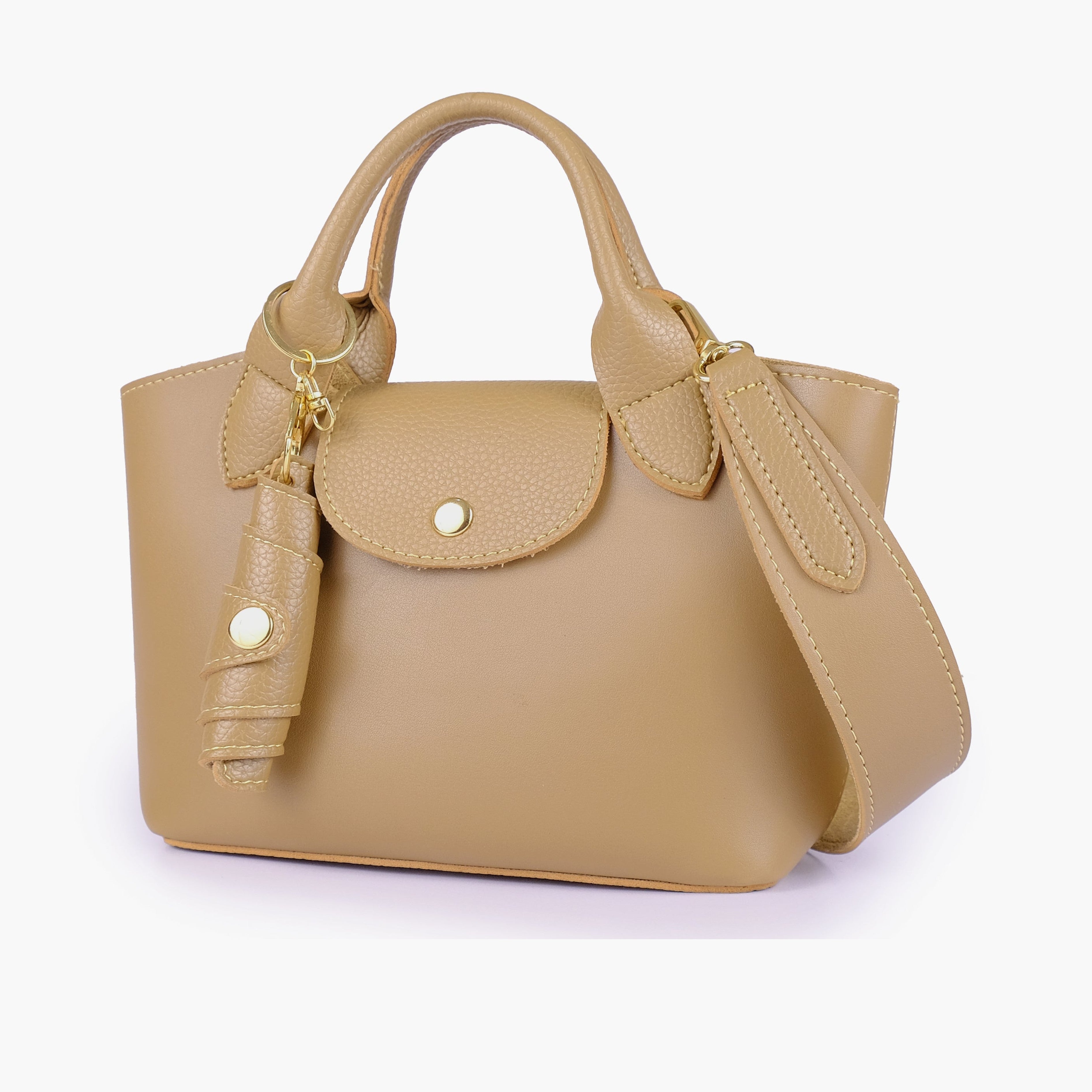 Coffee mini top-handle tote bag