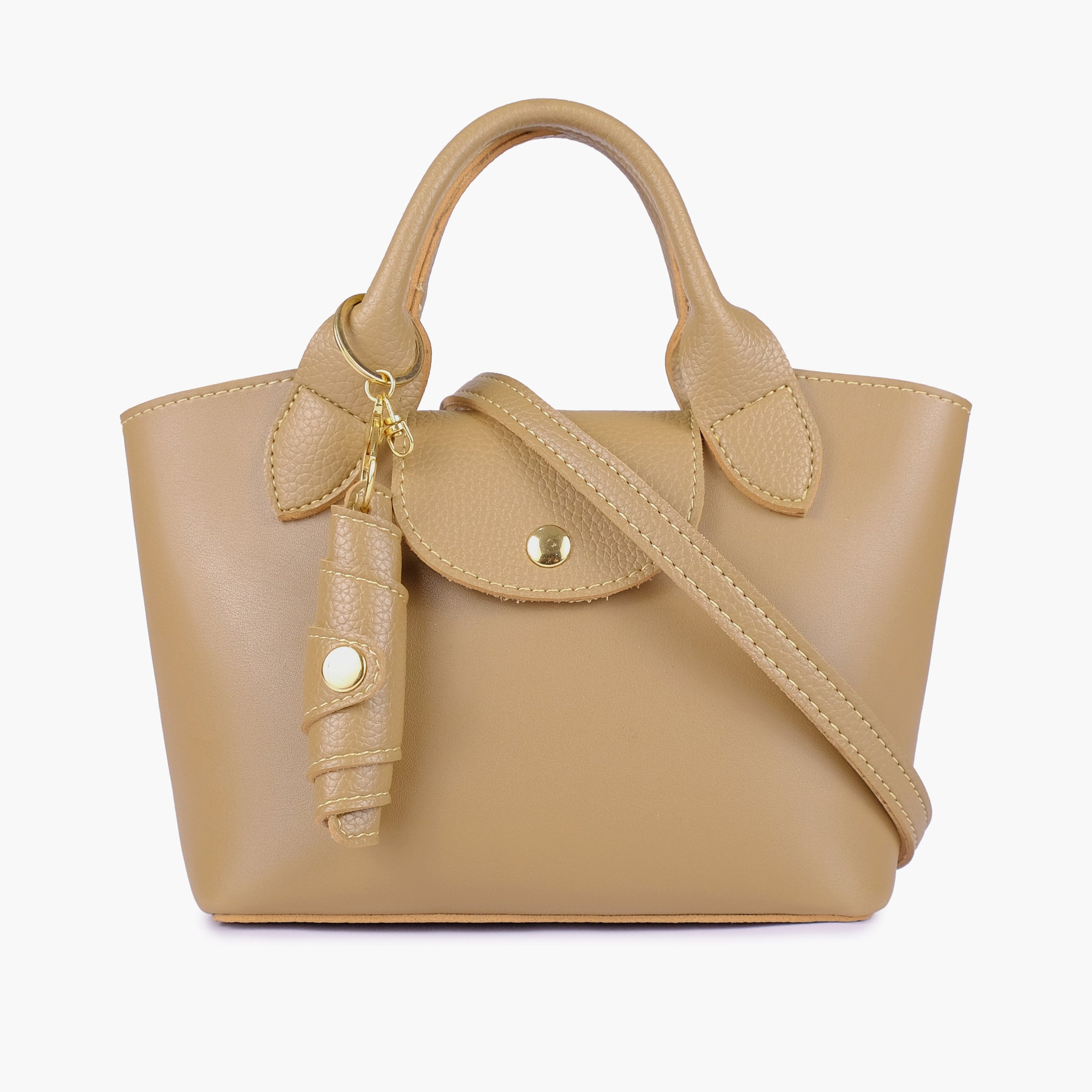 Coffee mini top-handle tote bag