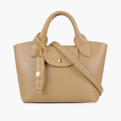 Coffee mini top-handle tote bag