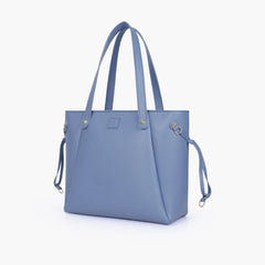Sky blue minimalist tote