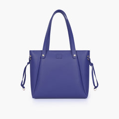 Dark blue minimalist tote
