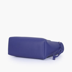 Dark blue minimalist tote