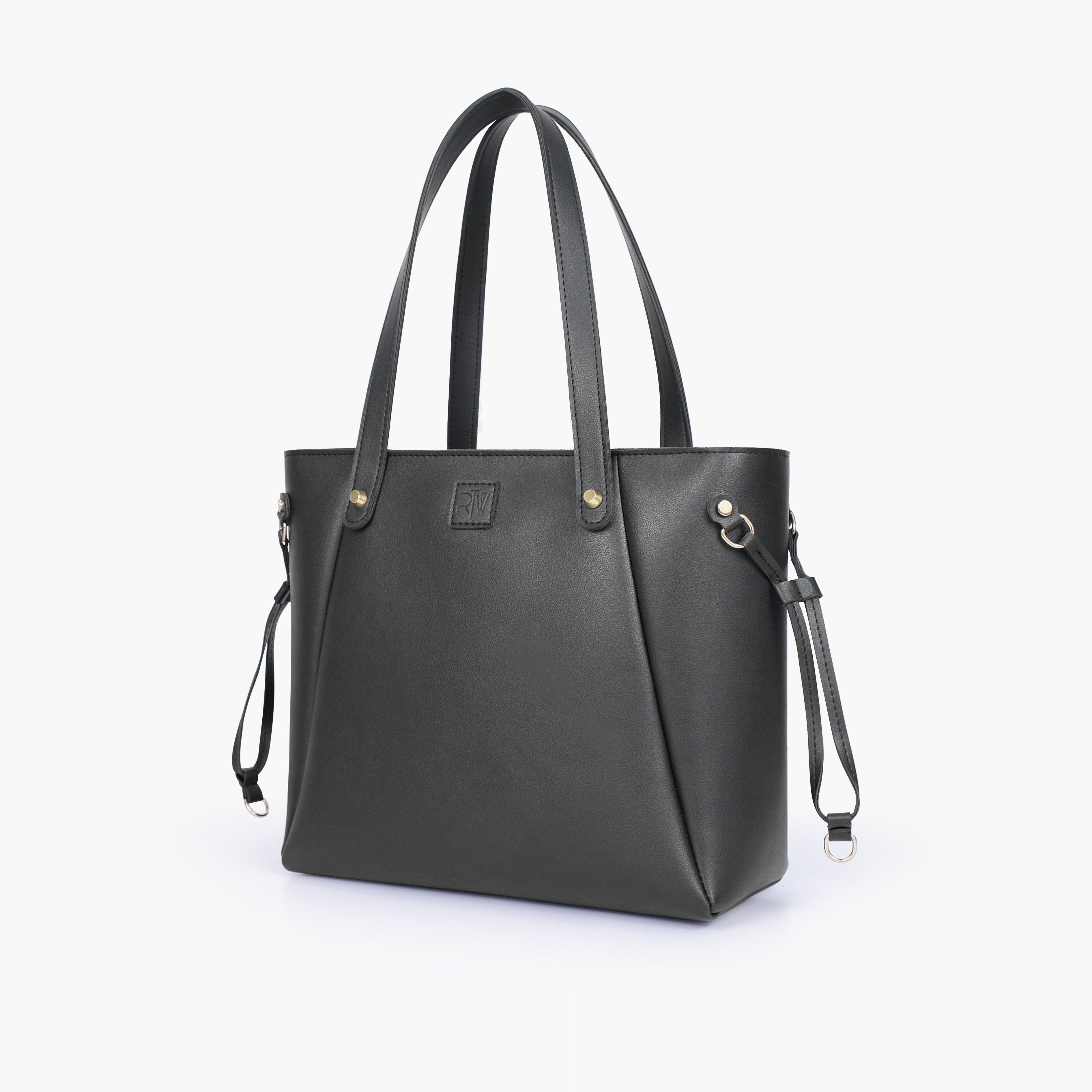 Black minimalist tote