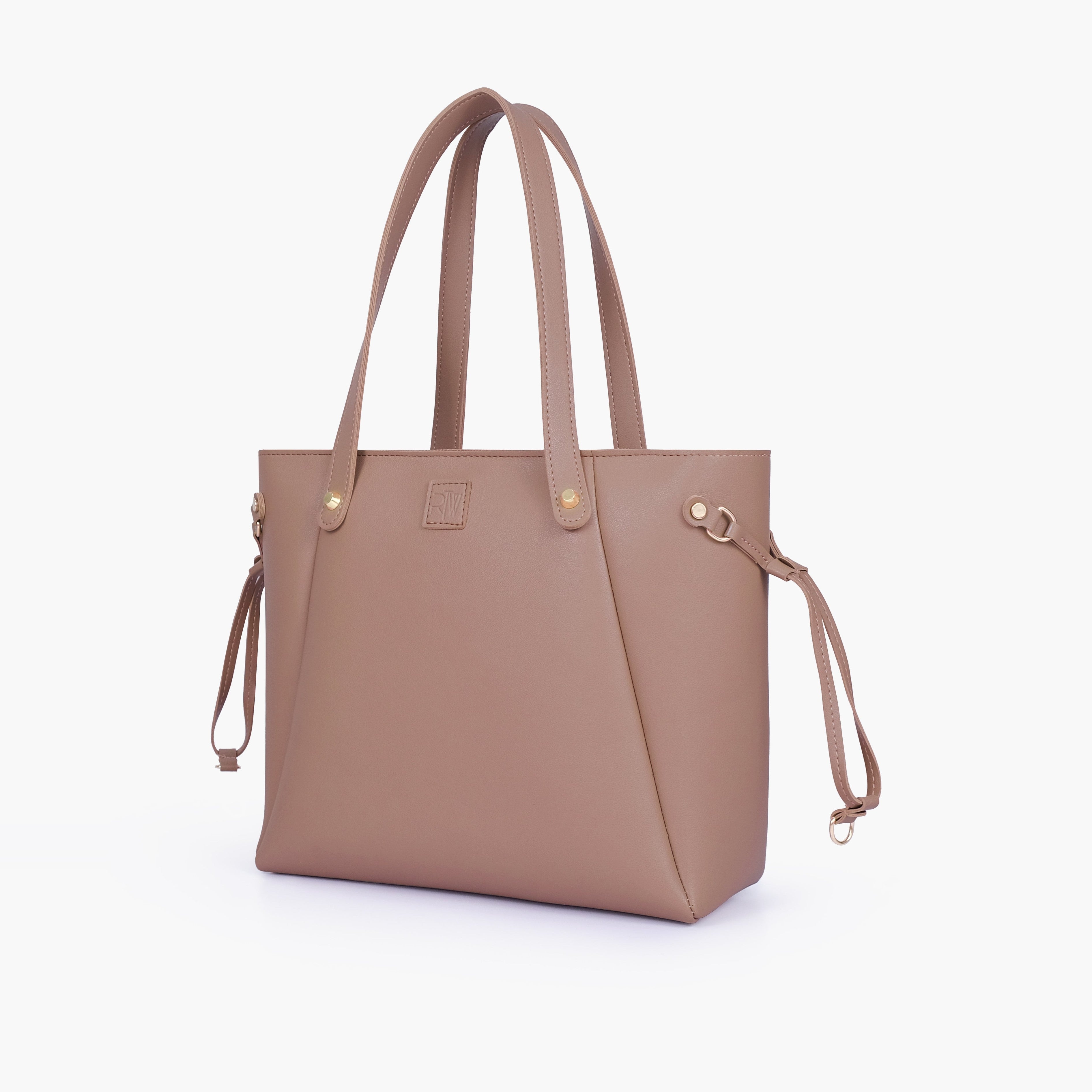 Brown minimalist tote