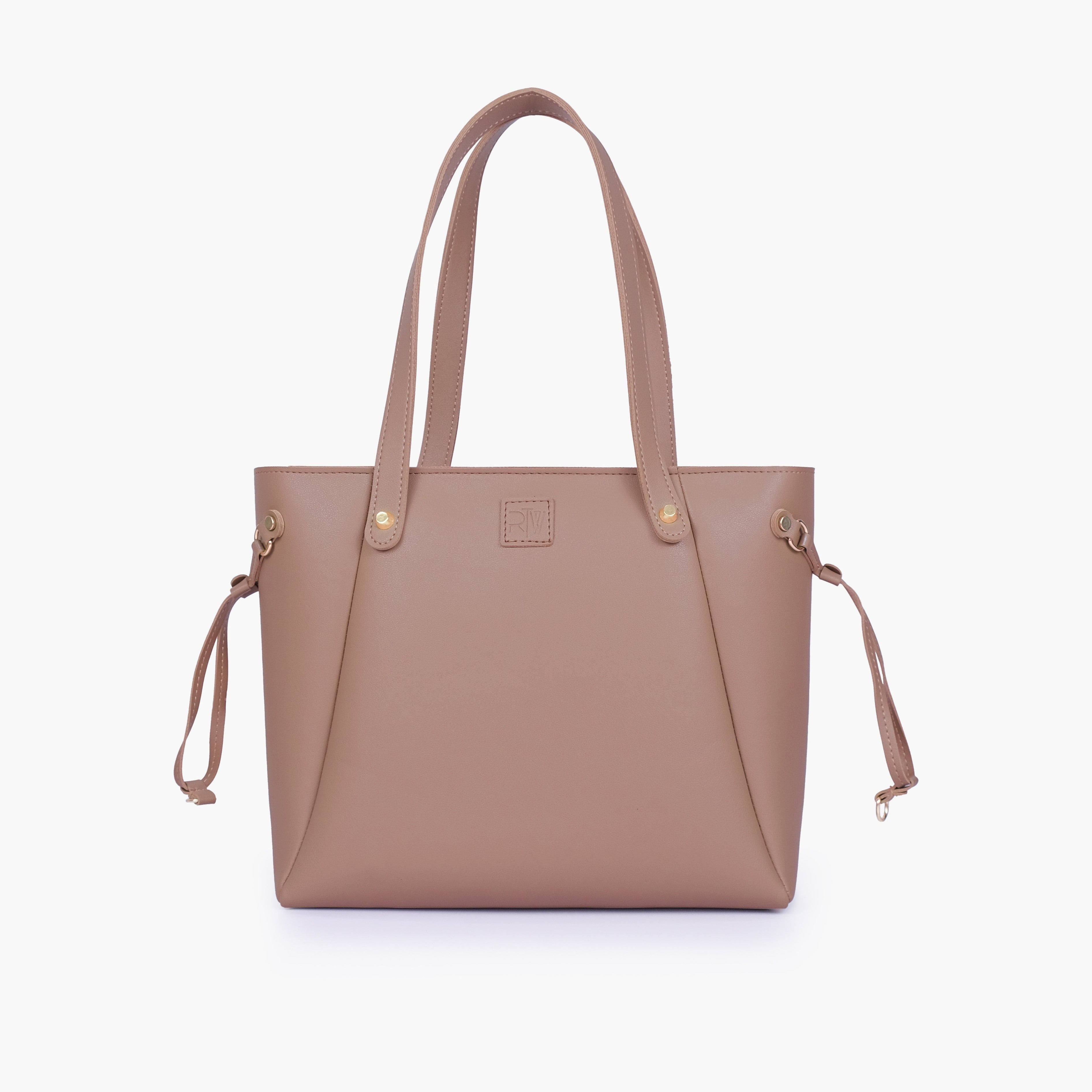 Brown minimalist tote