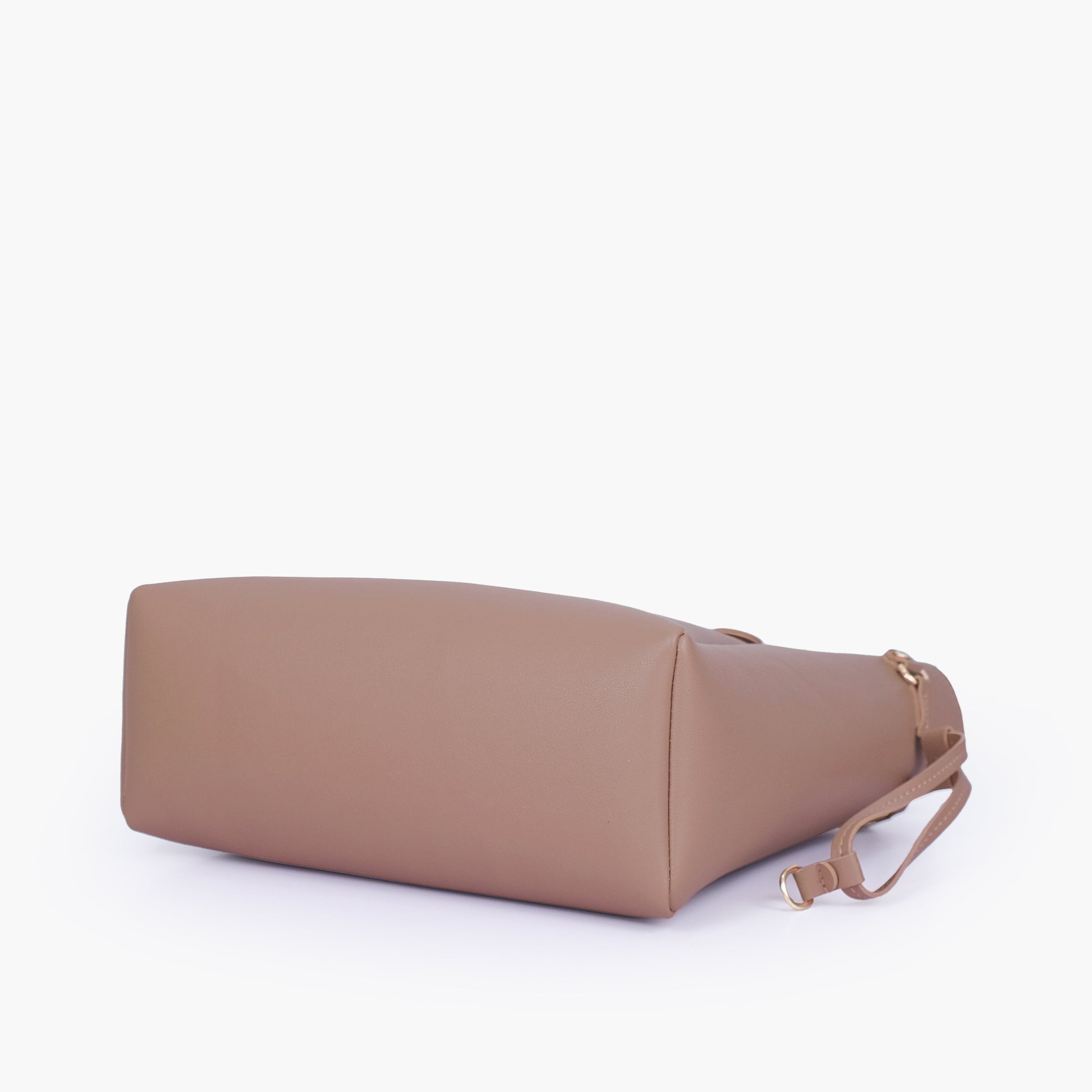 Brown minimalist tote