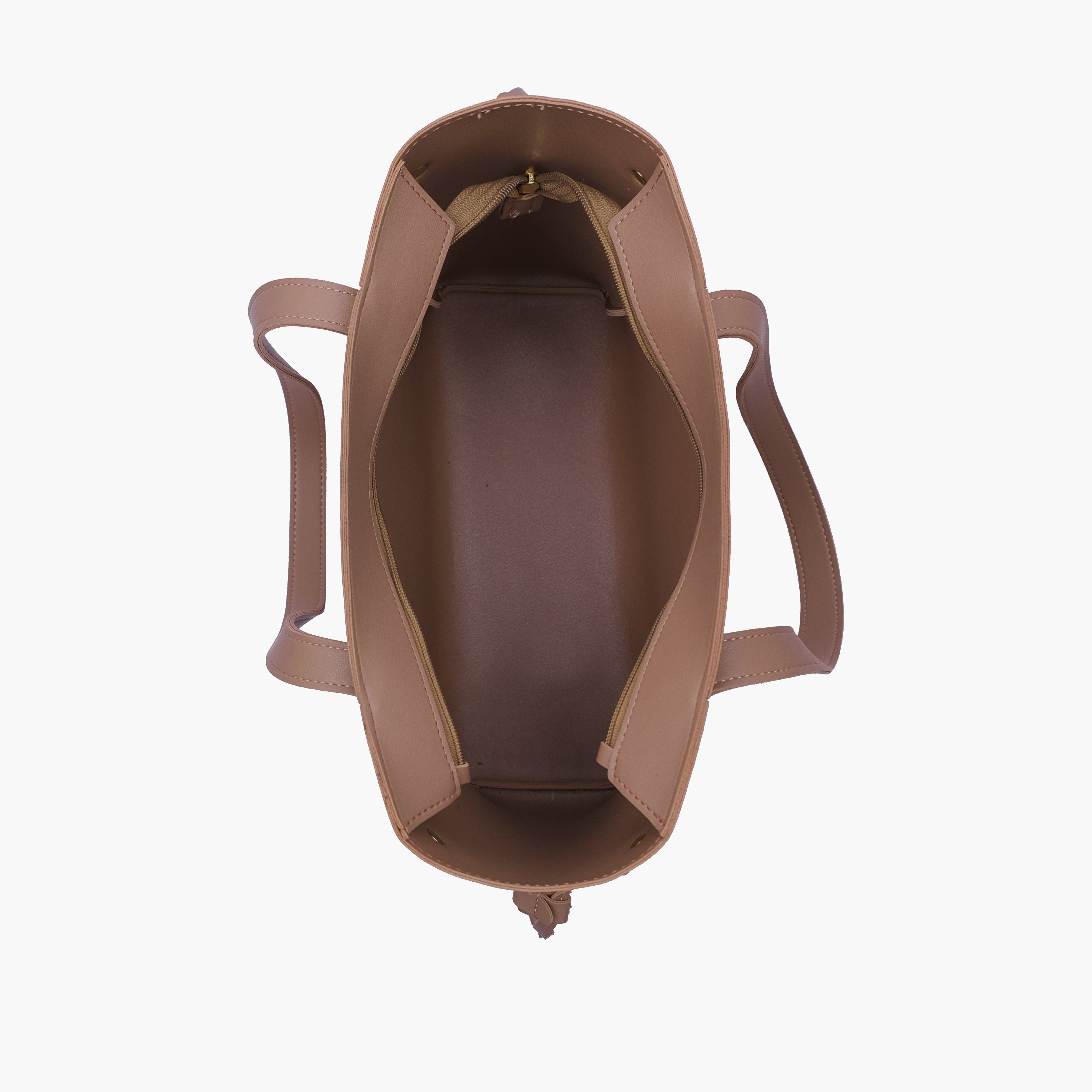 Brown minimalist tote