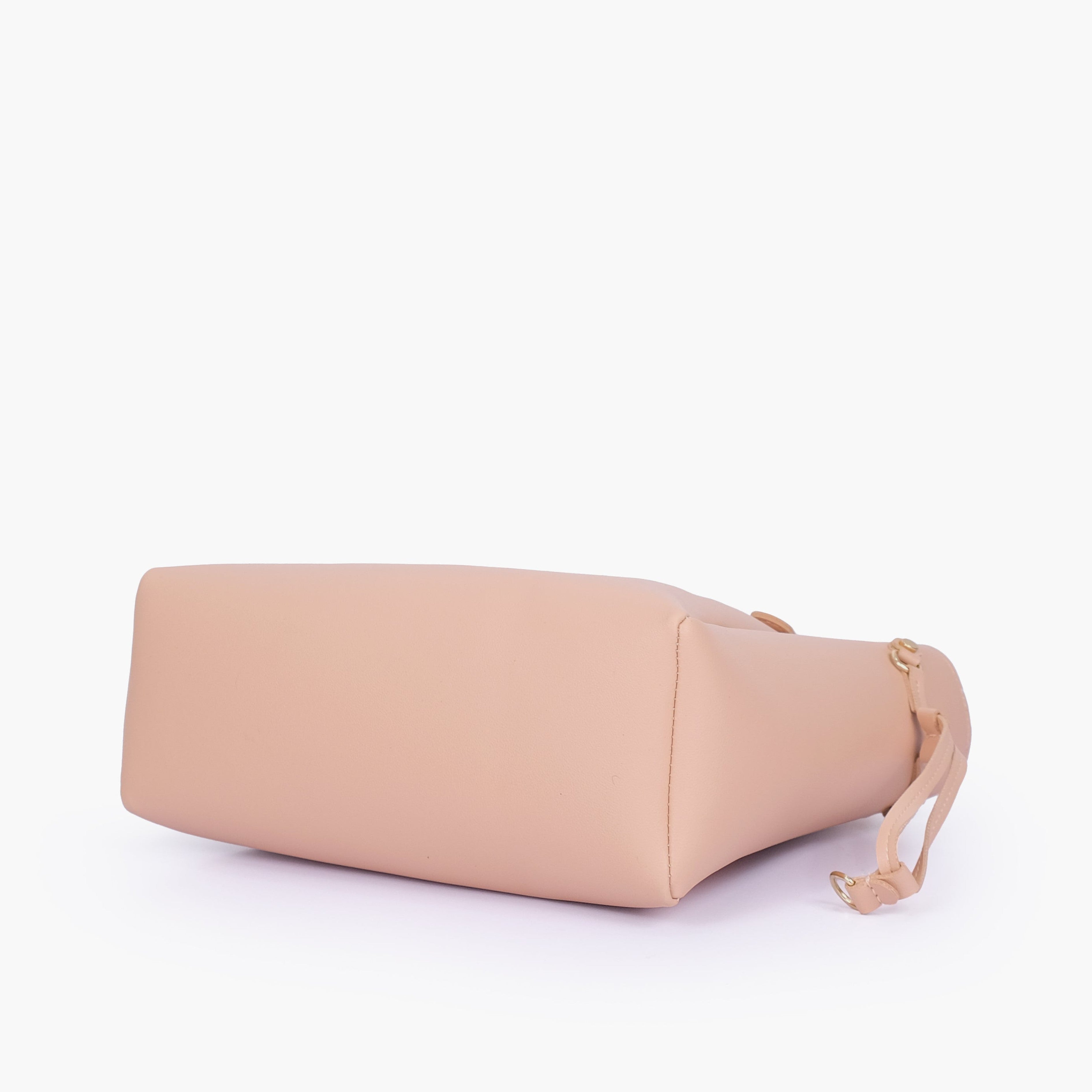 Peach minimalist tote