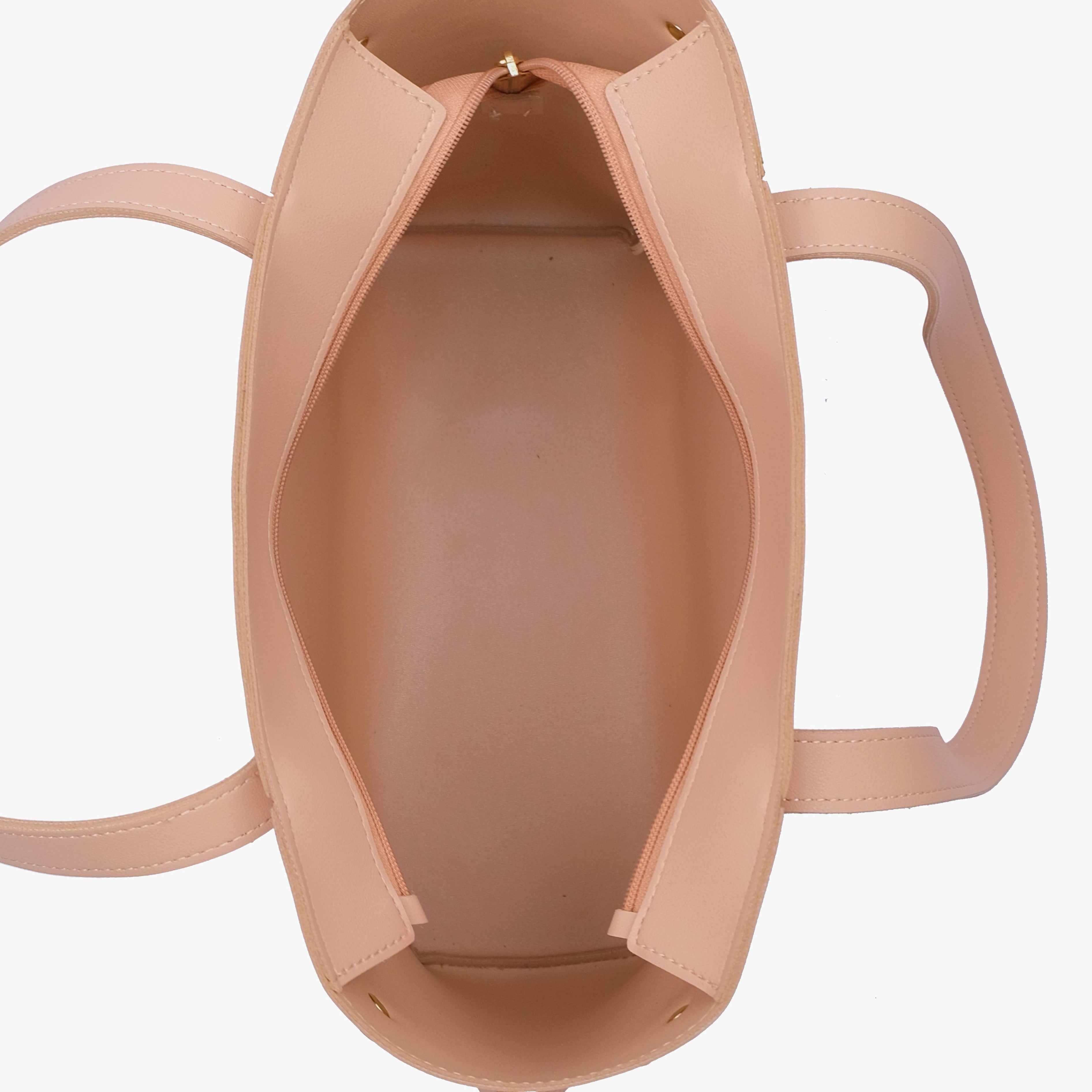 Peach minimalist tote