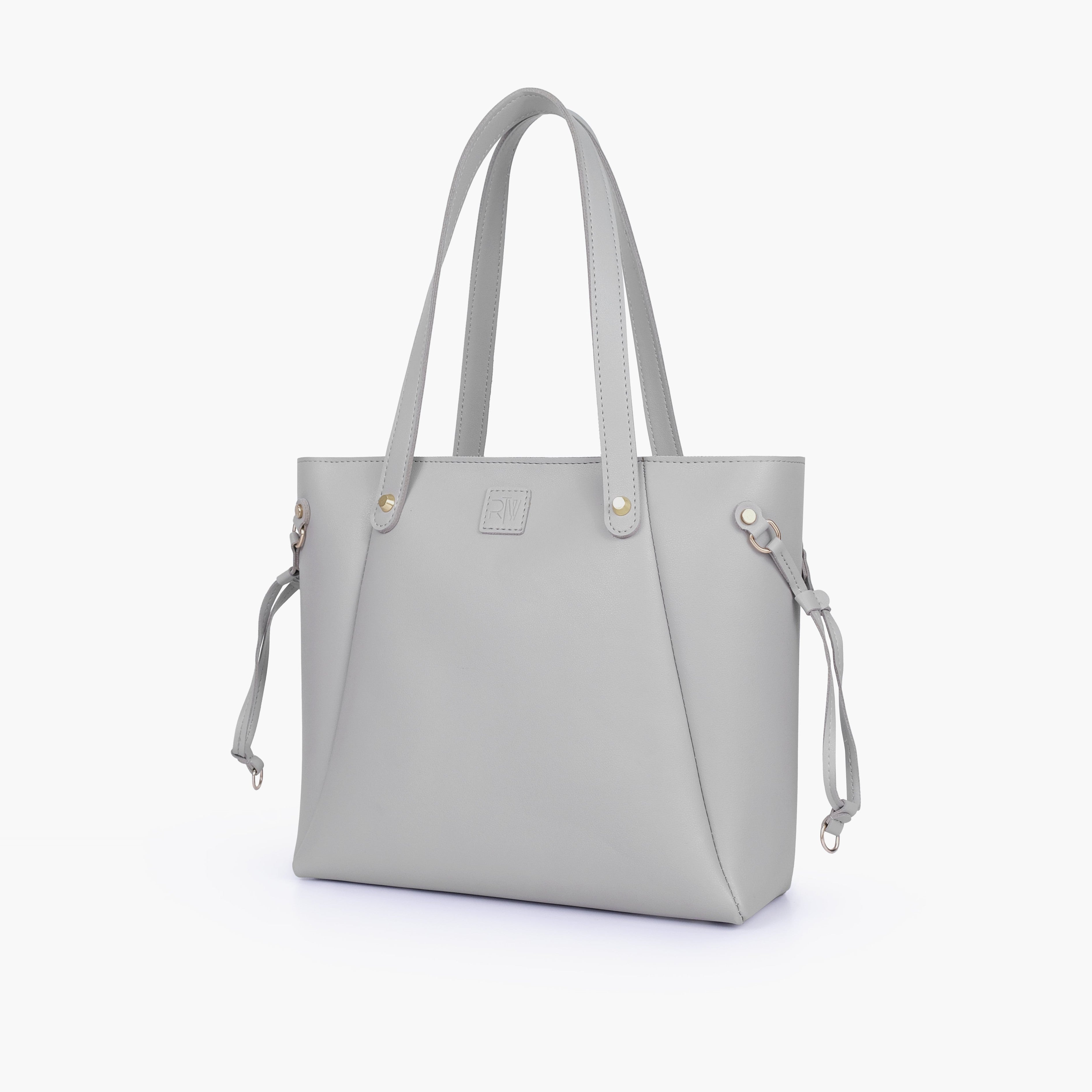Grey minimalist tote