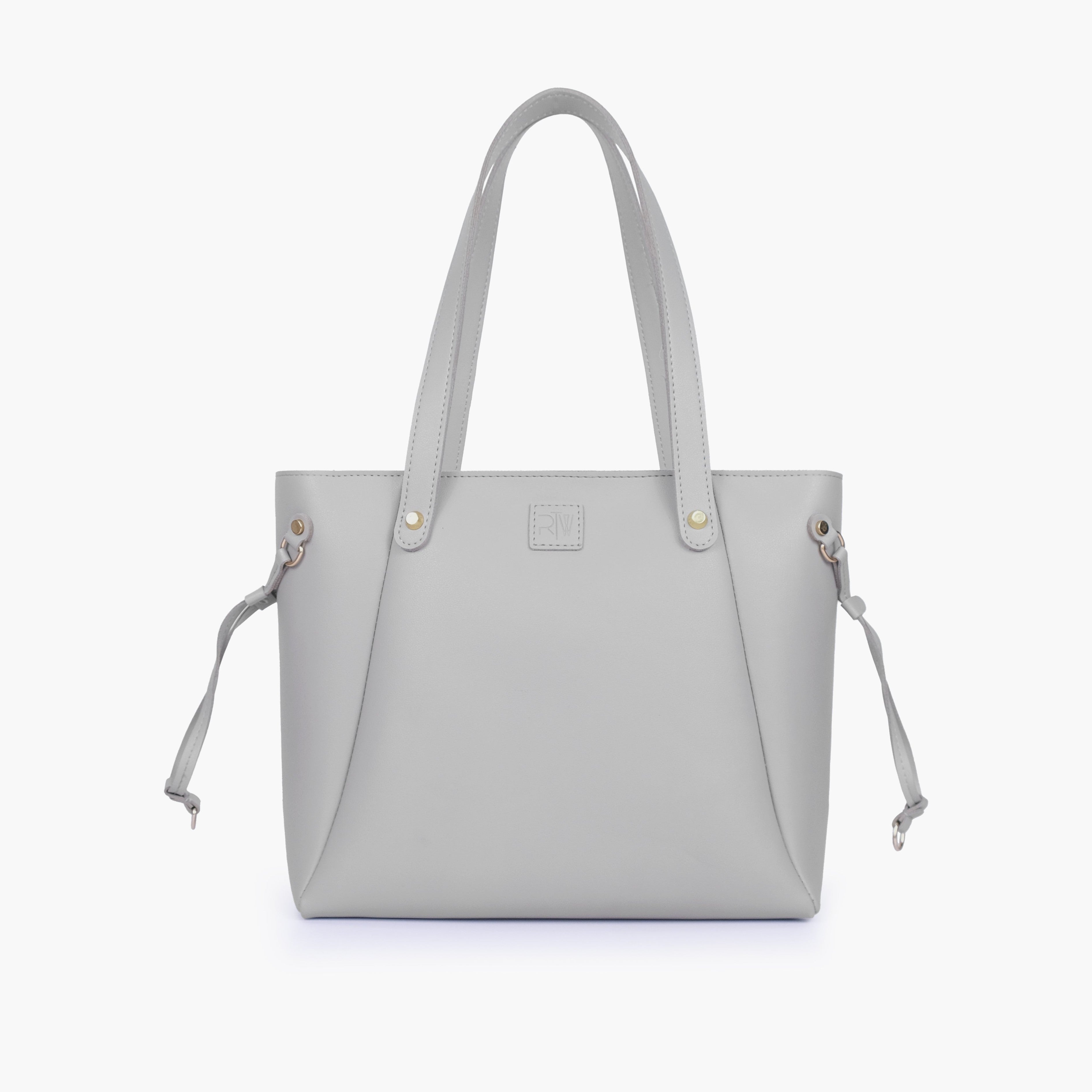 Grey minimalist tote