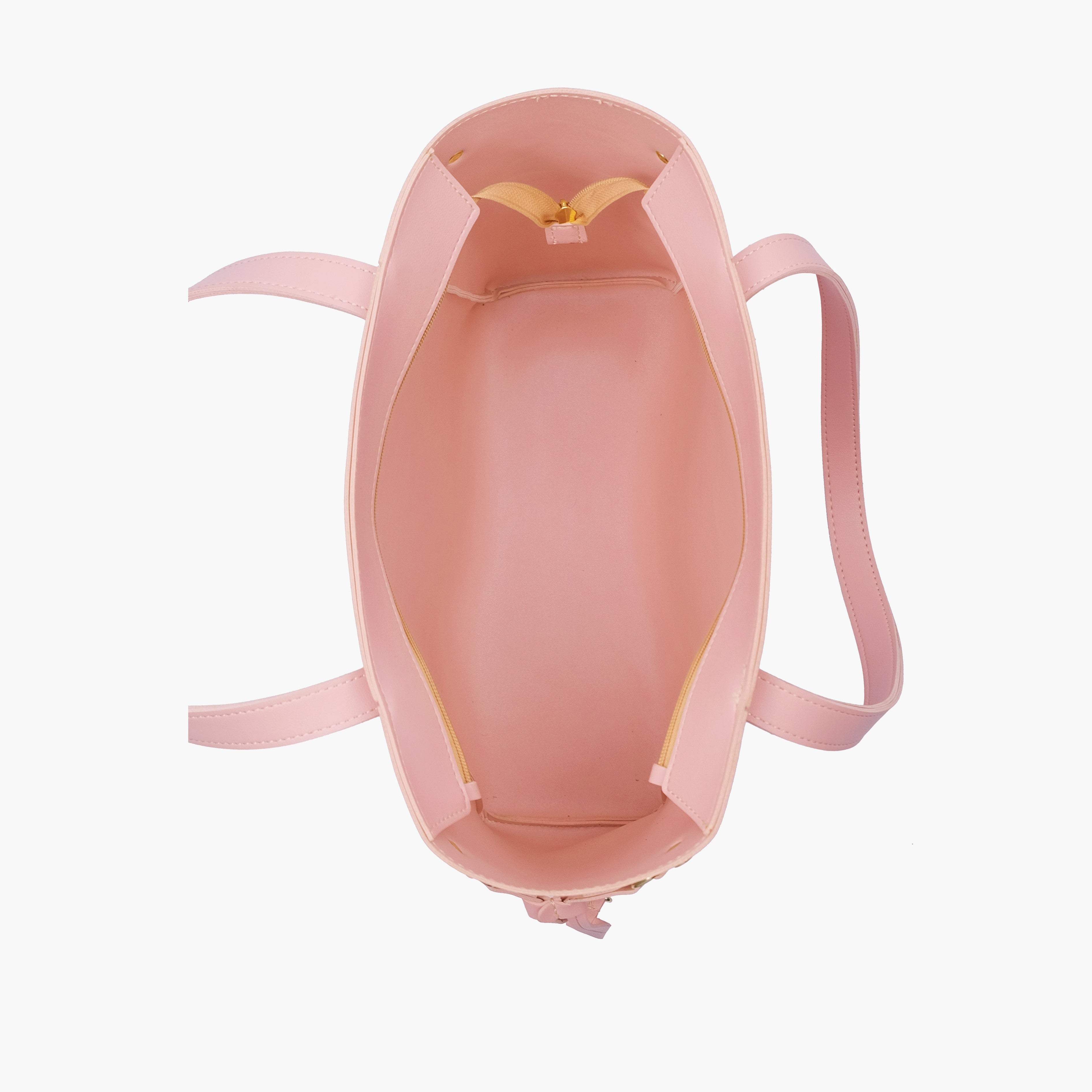 Pink minimalist tote