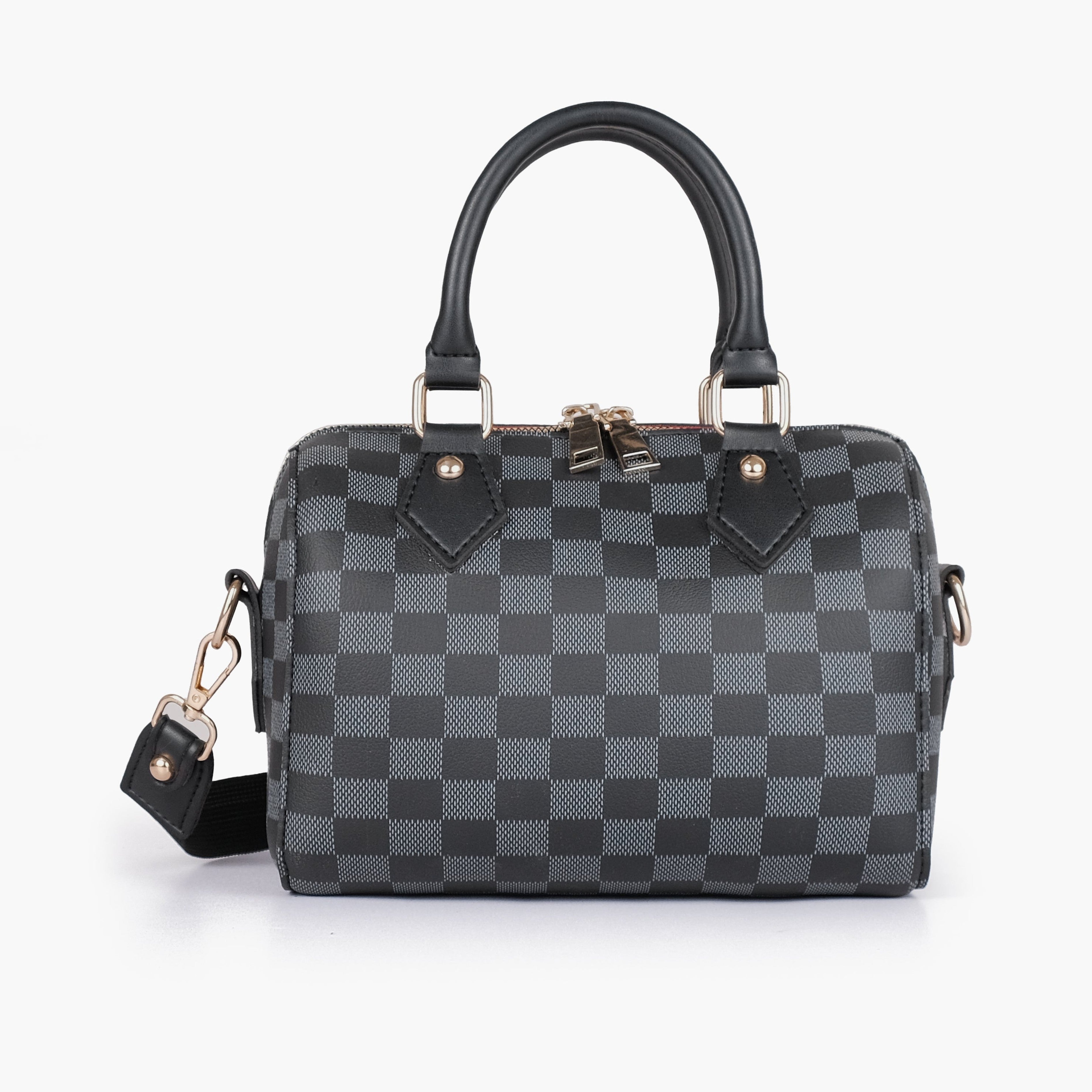 Black nano duffle bag