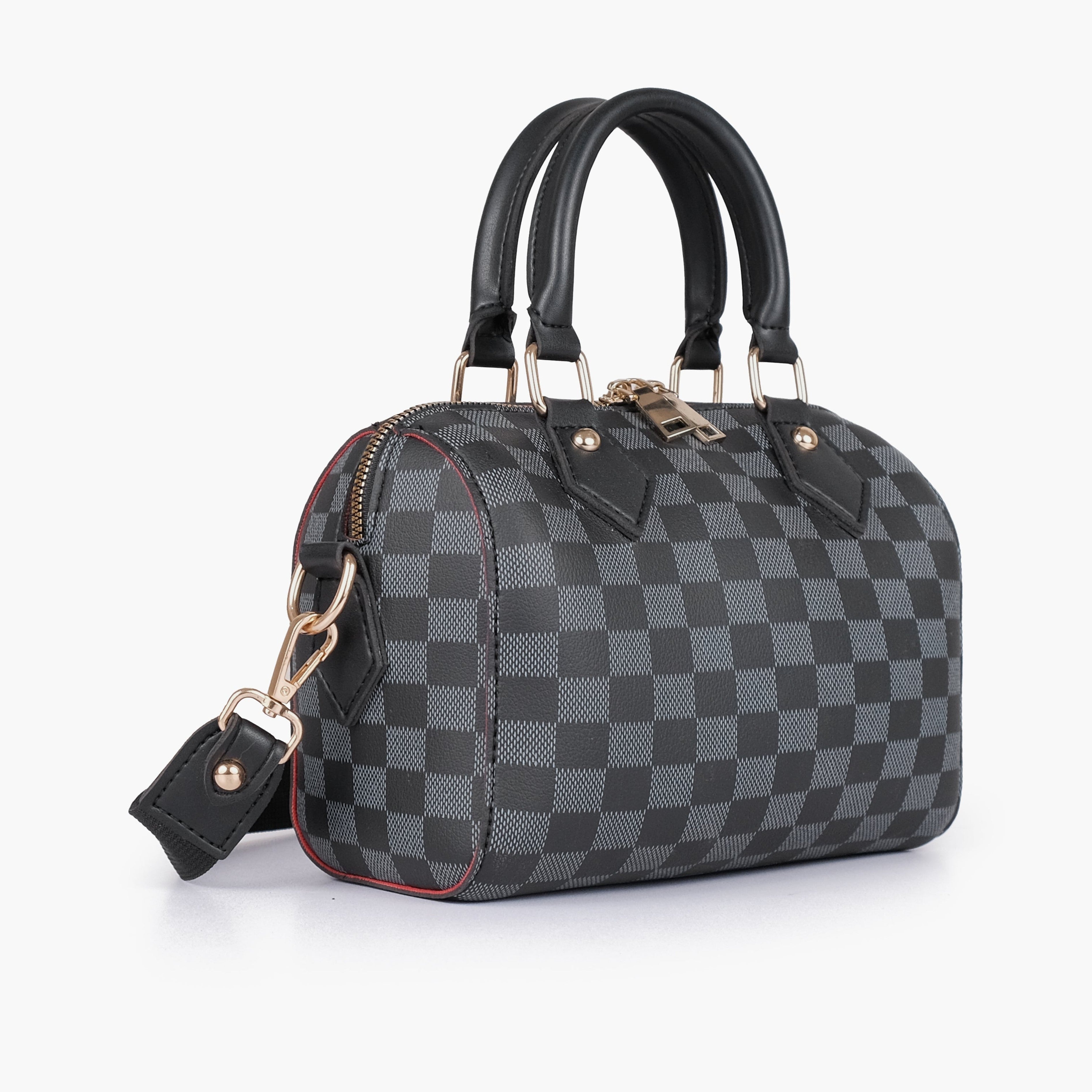 Black nano duffle bag