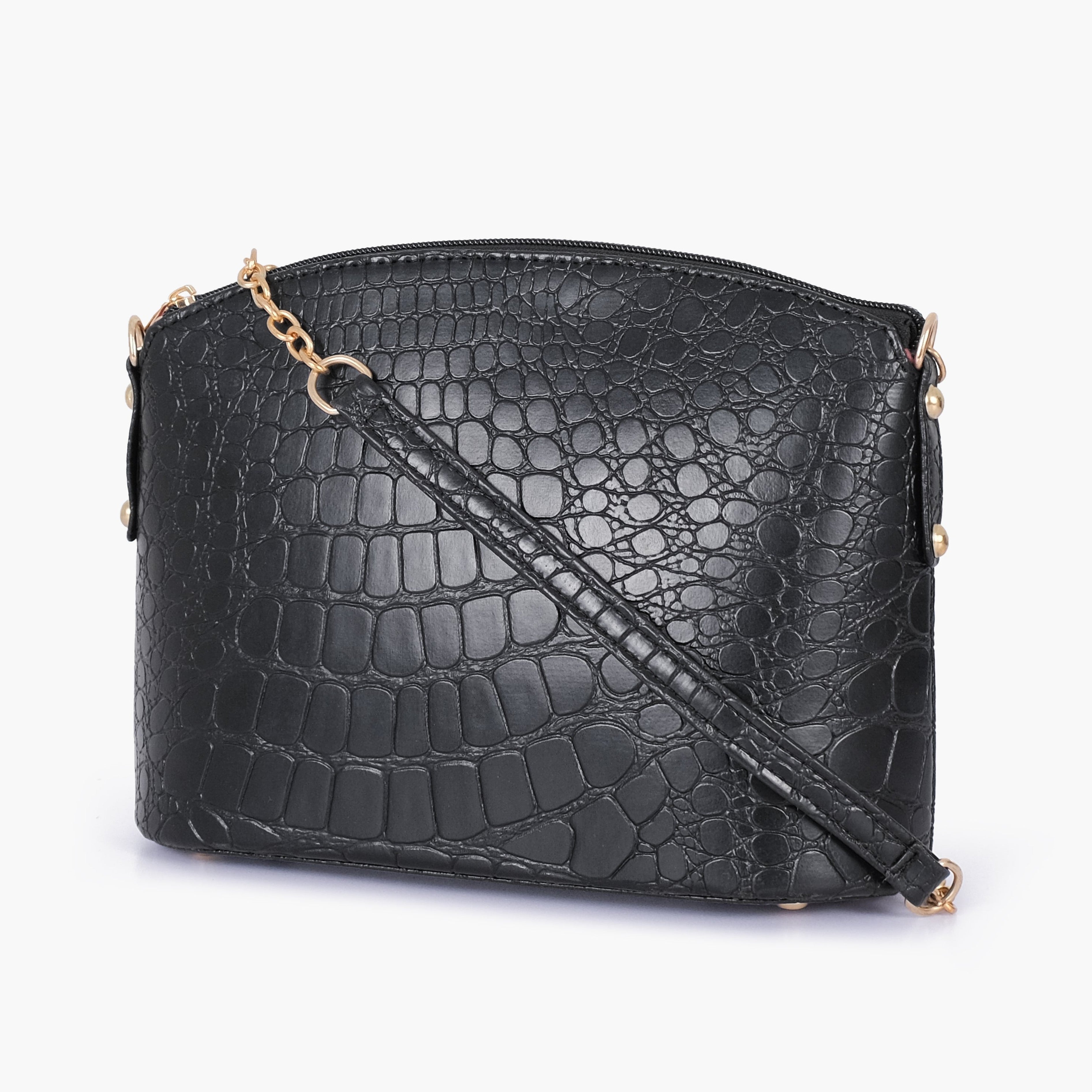 Black crocodile neverfull two piece set
