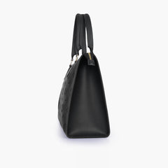 Black on-the-go handbag