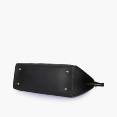 Black on-the-go handbag