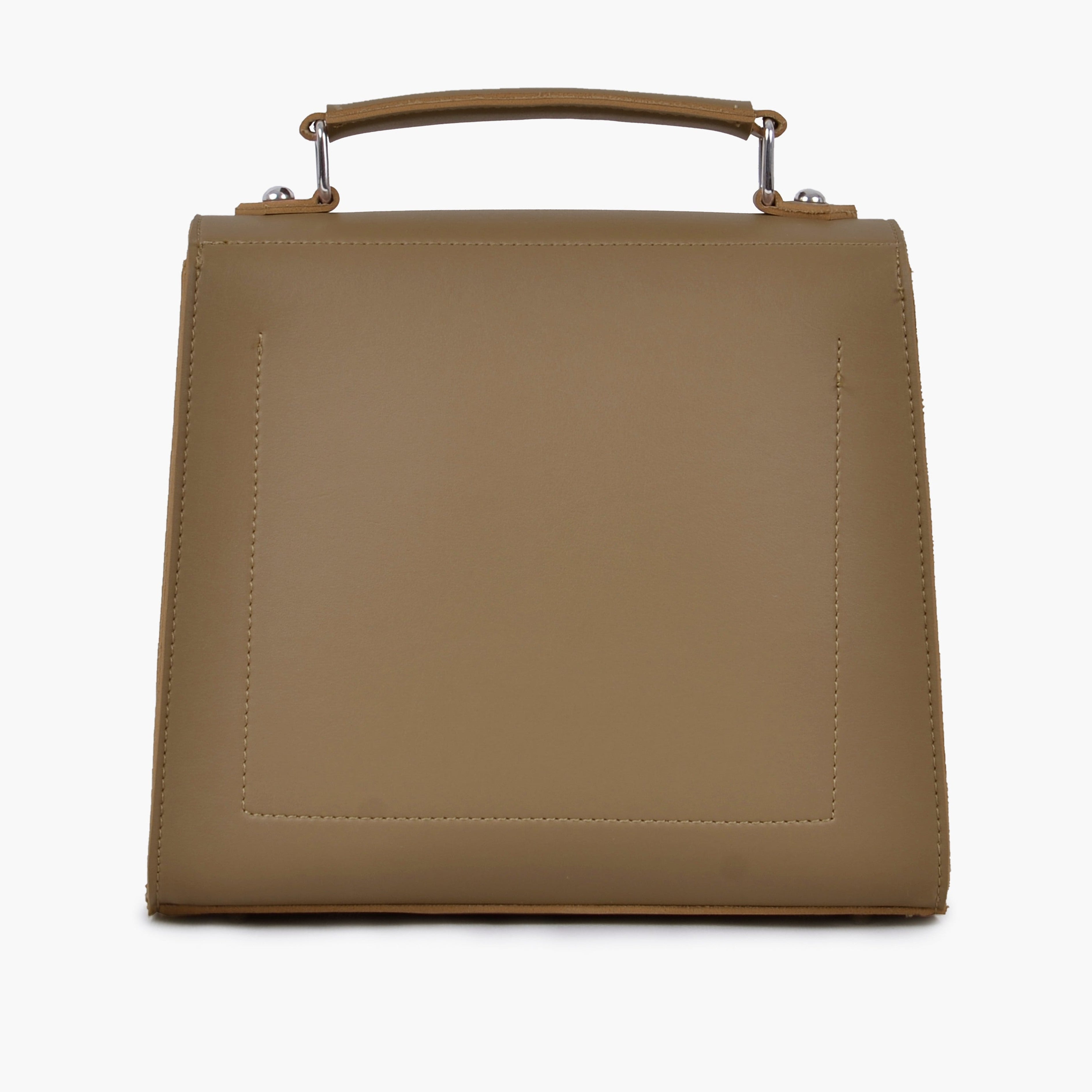 Coffee push-lock messenger bag