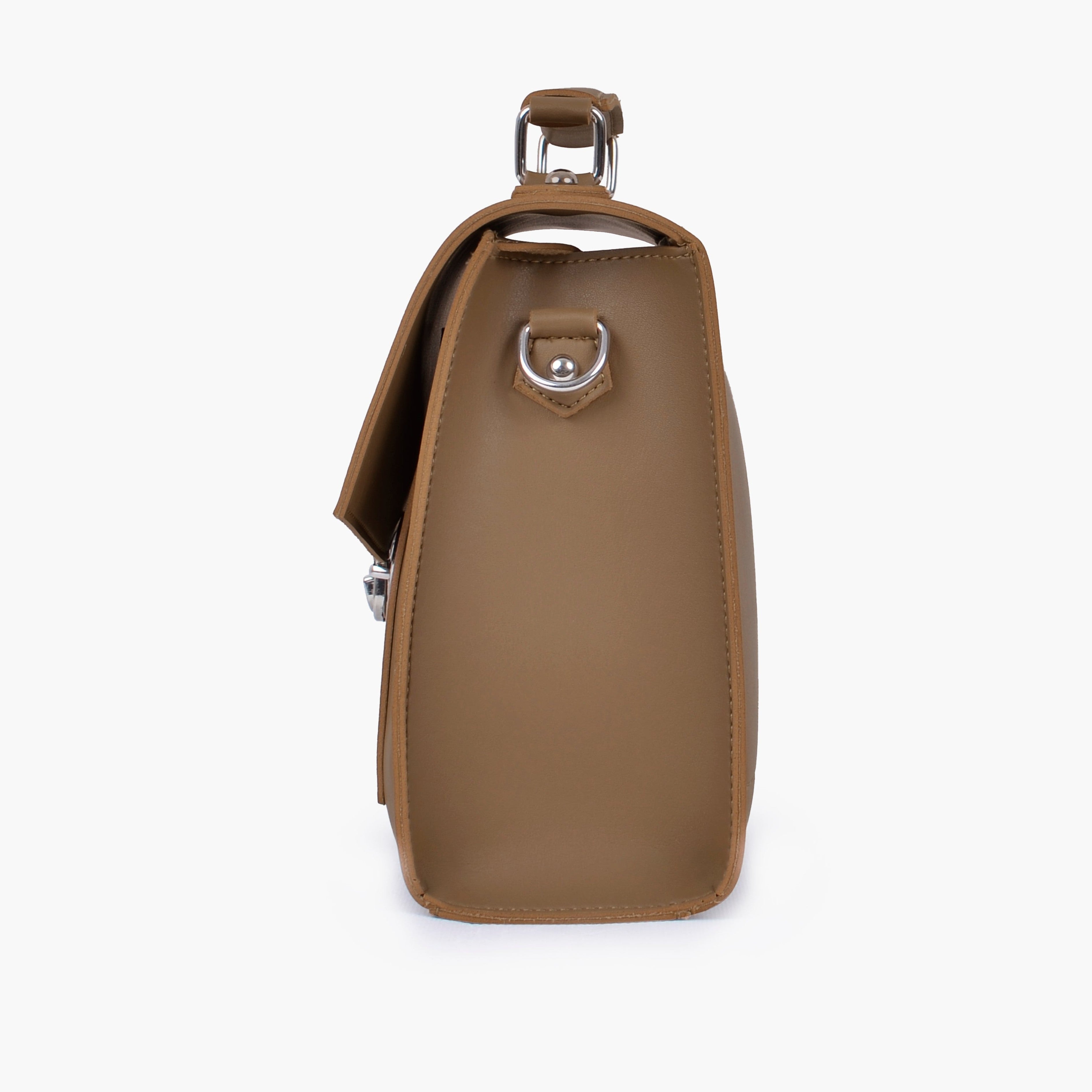 Coffee push-lock messenger bag