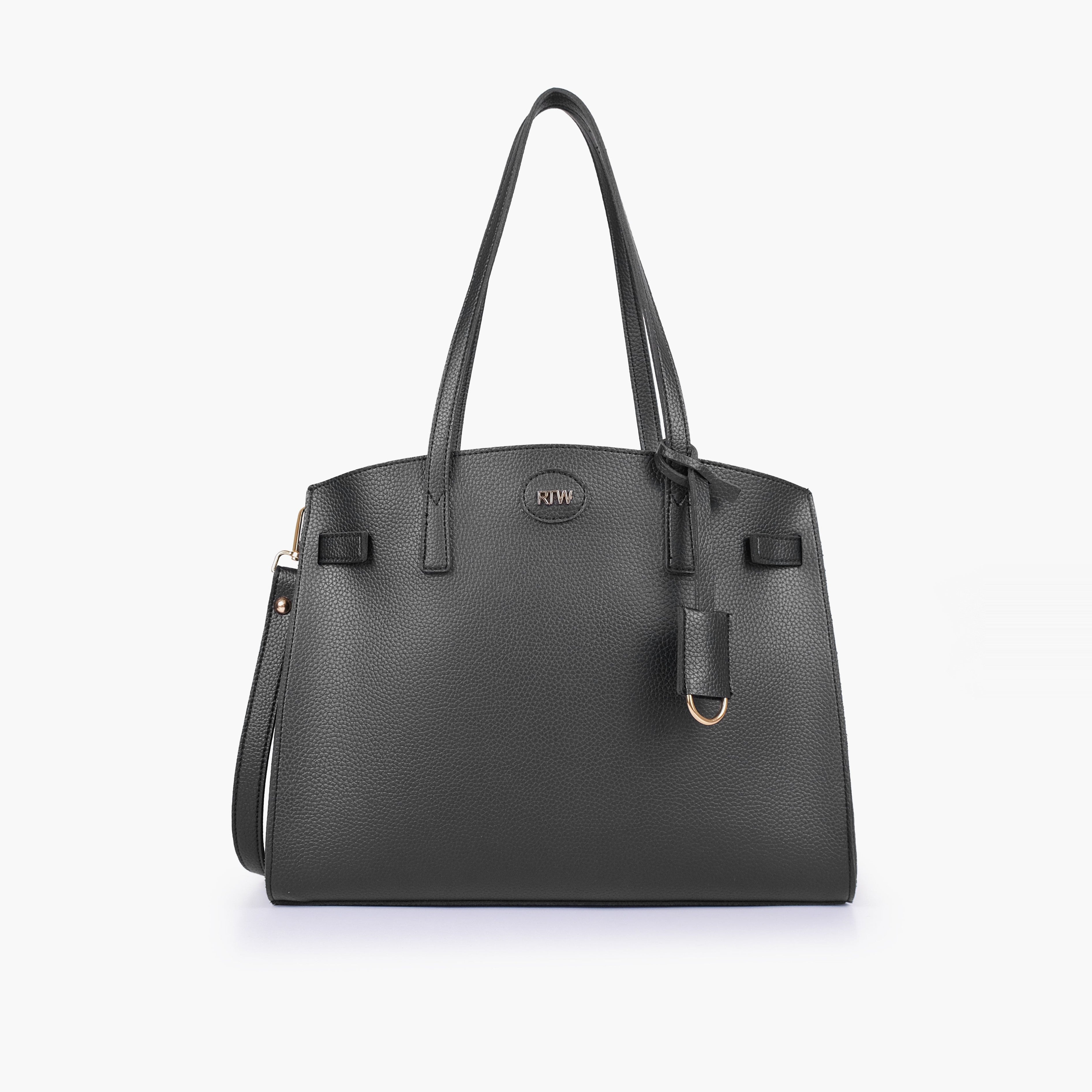 Black robinson satchel bag
