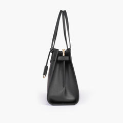 Black robinson satchel bag