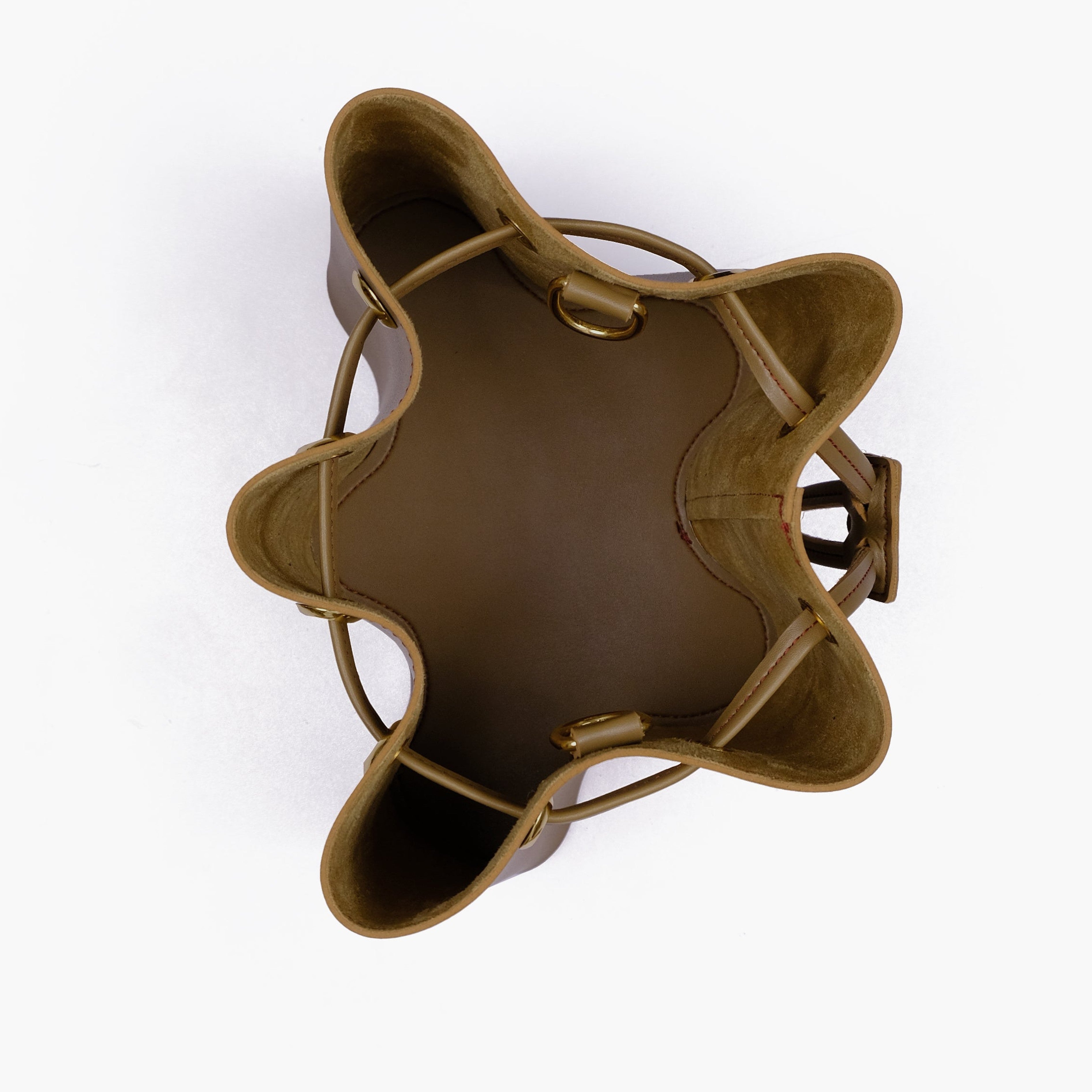 Coffee star drawstring bucket bag