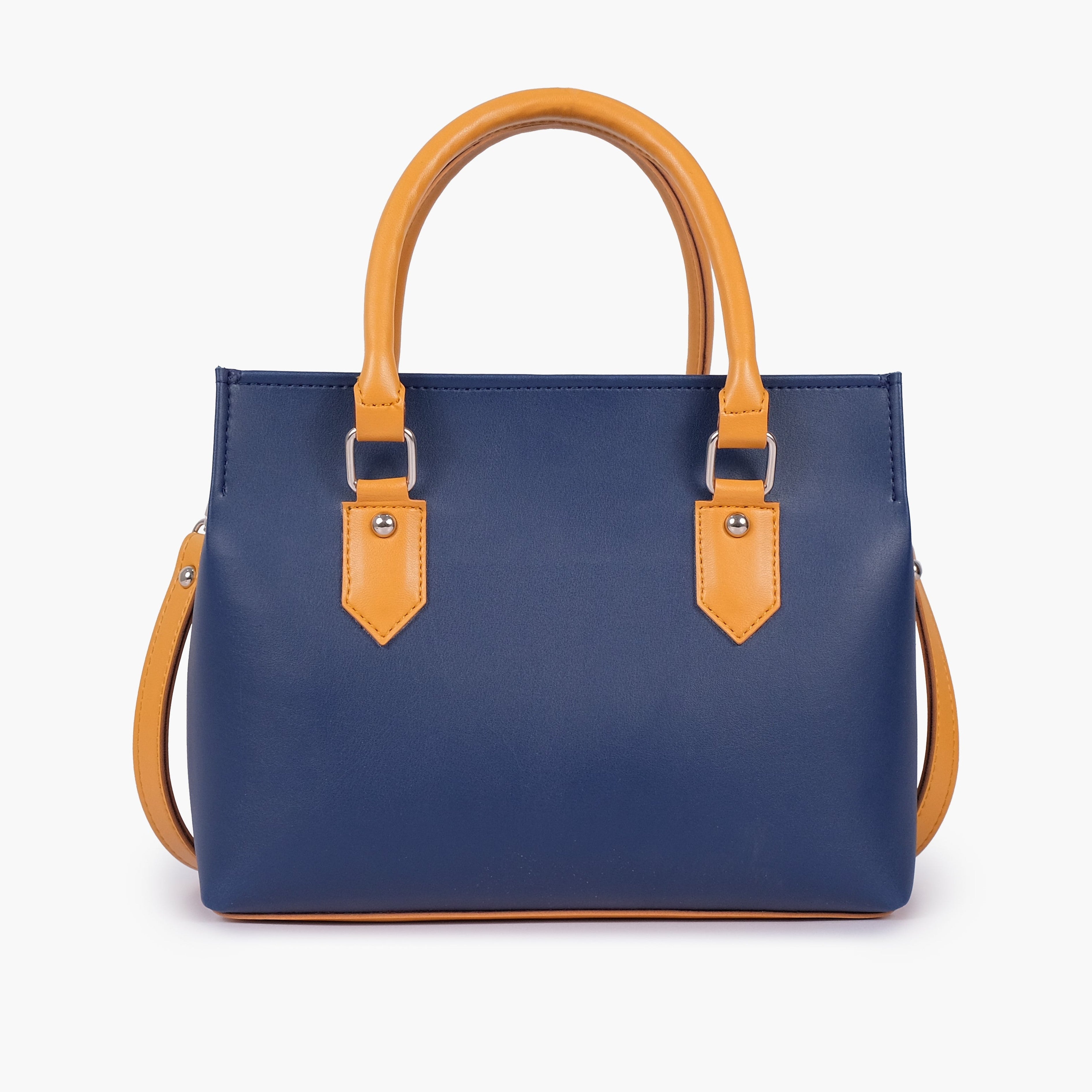 Blue small satchel bag