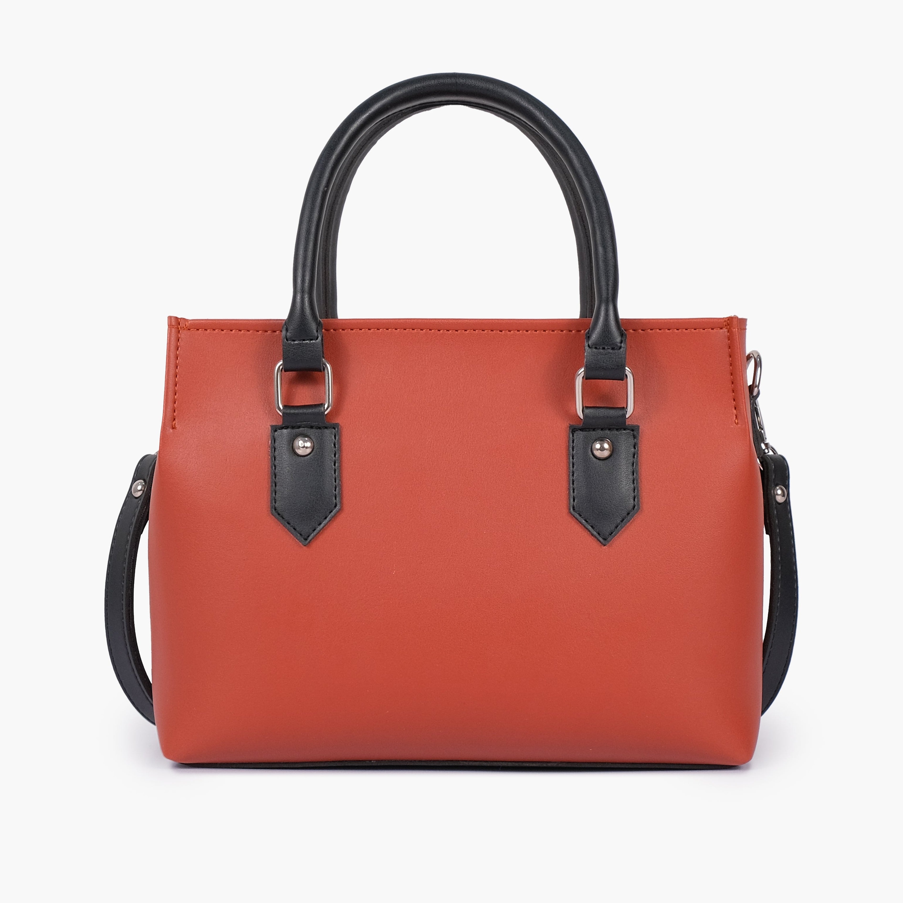 Rust small satchel bag