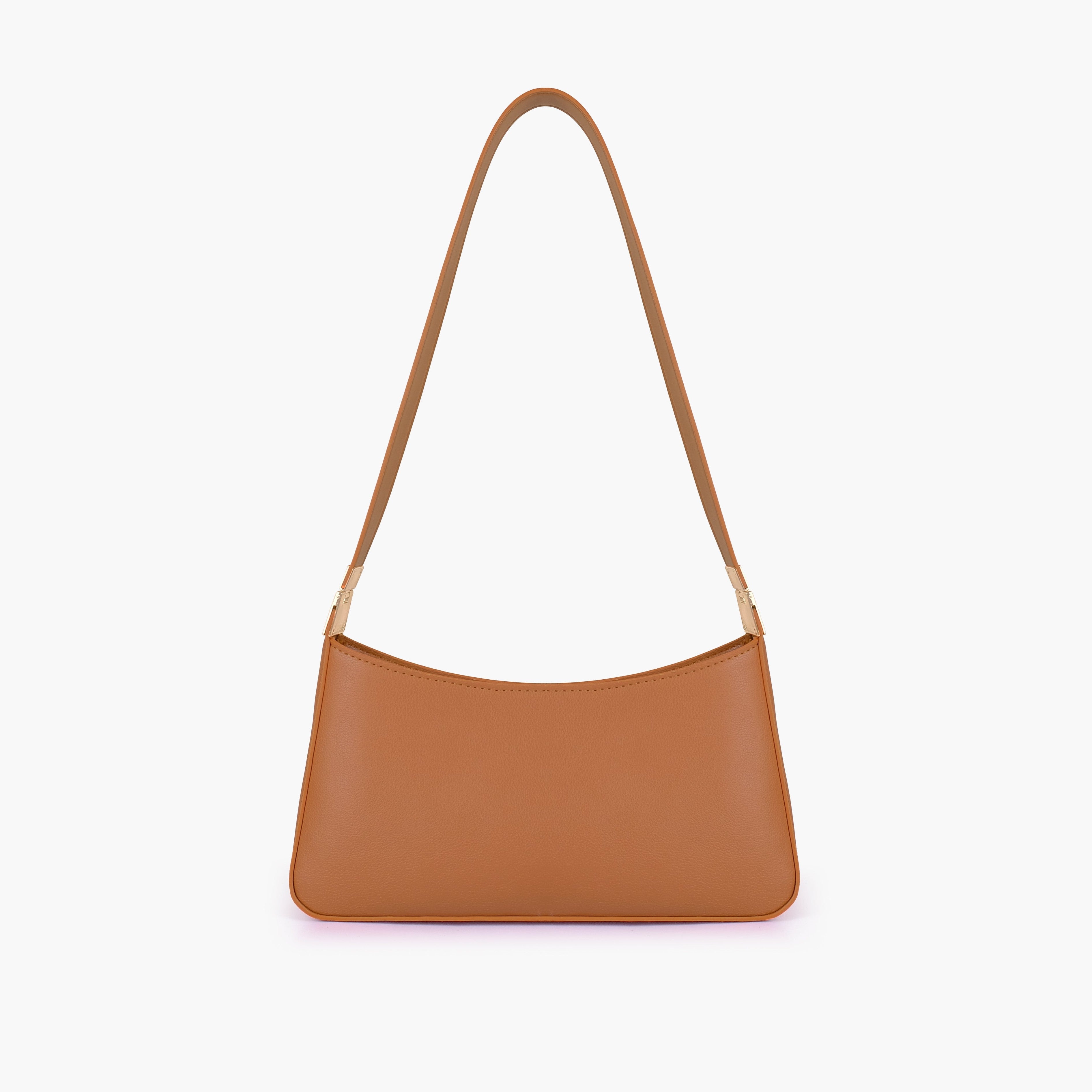 Tan small shoulder bag
