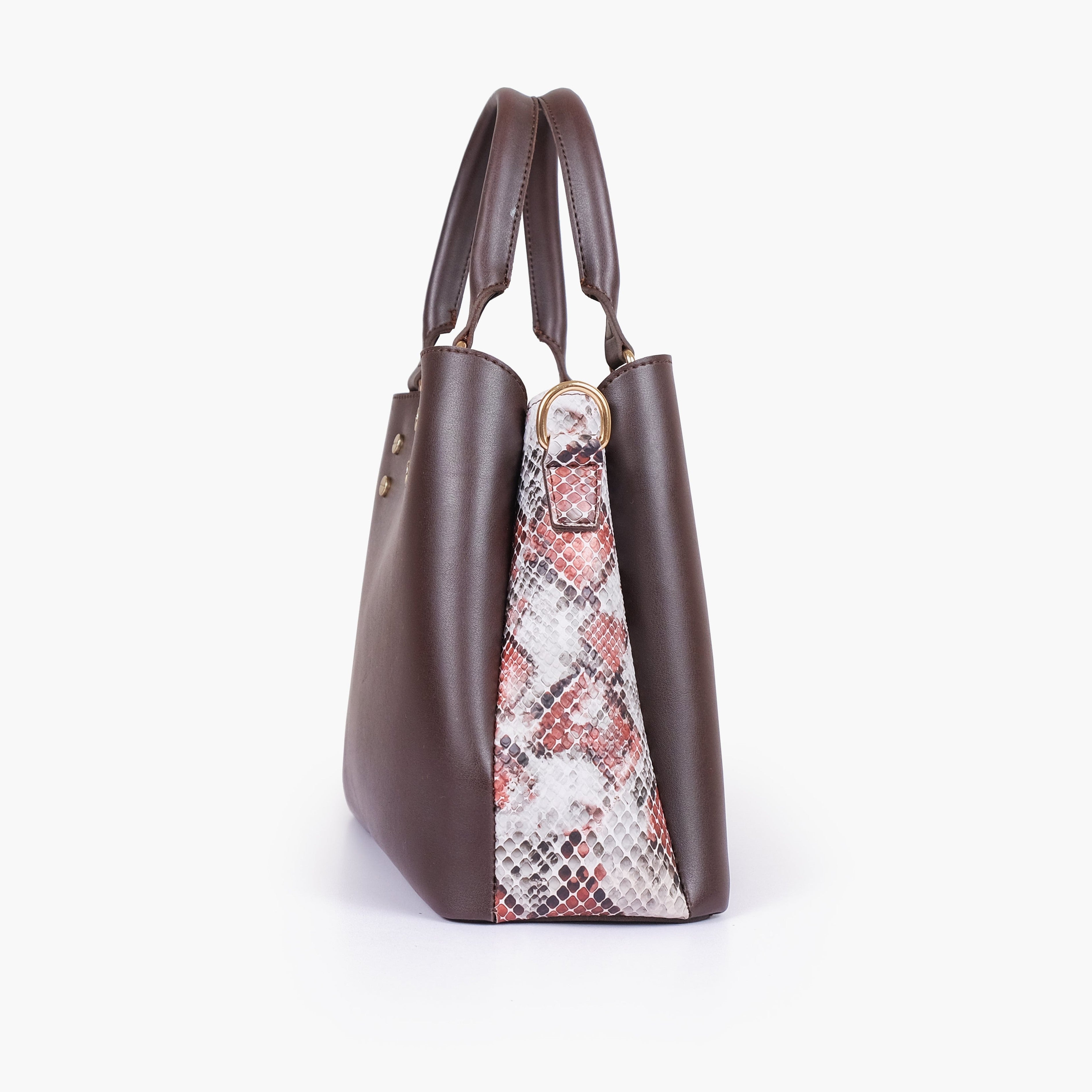 Dark brown the daily tote bag