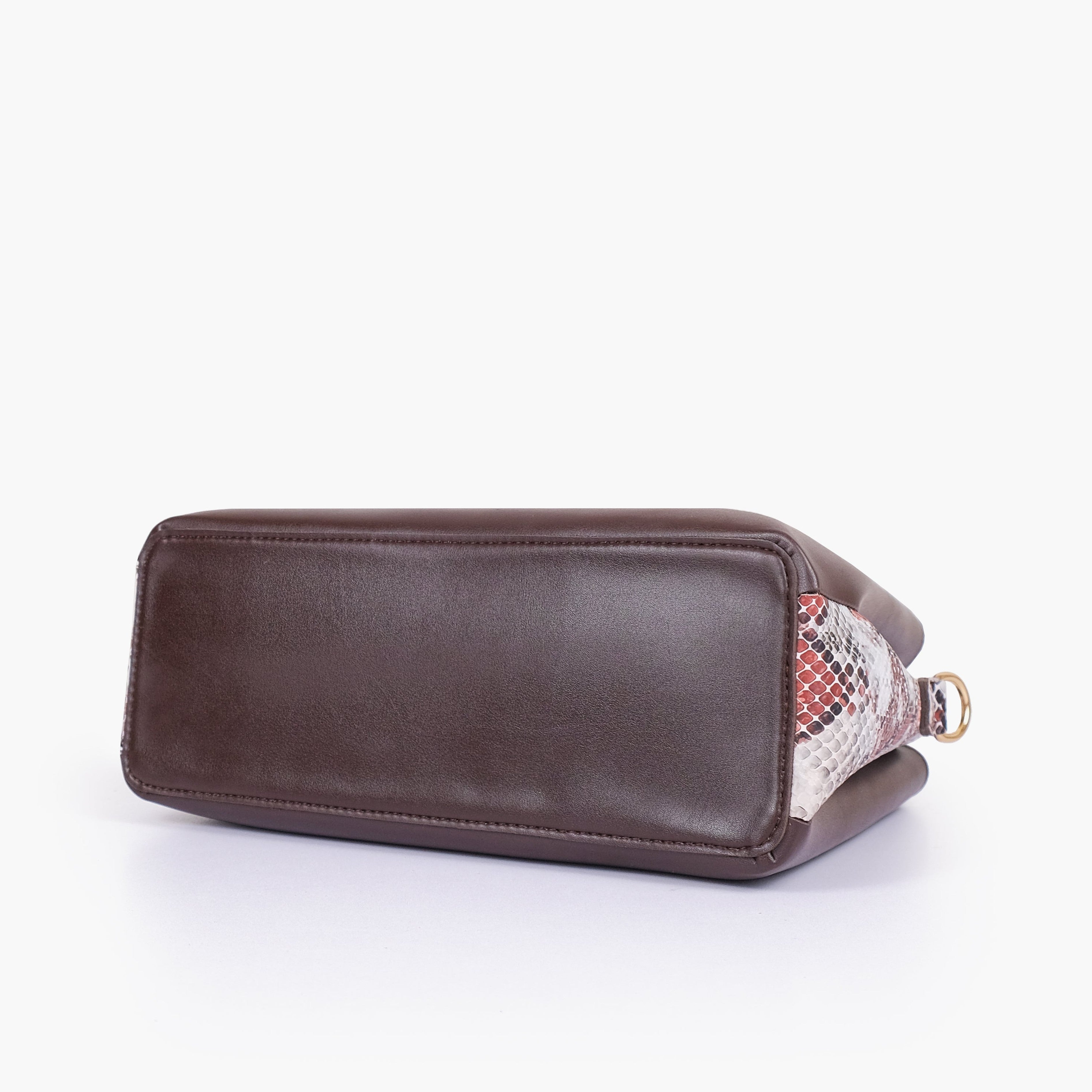 Dark brown the daily tote bag