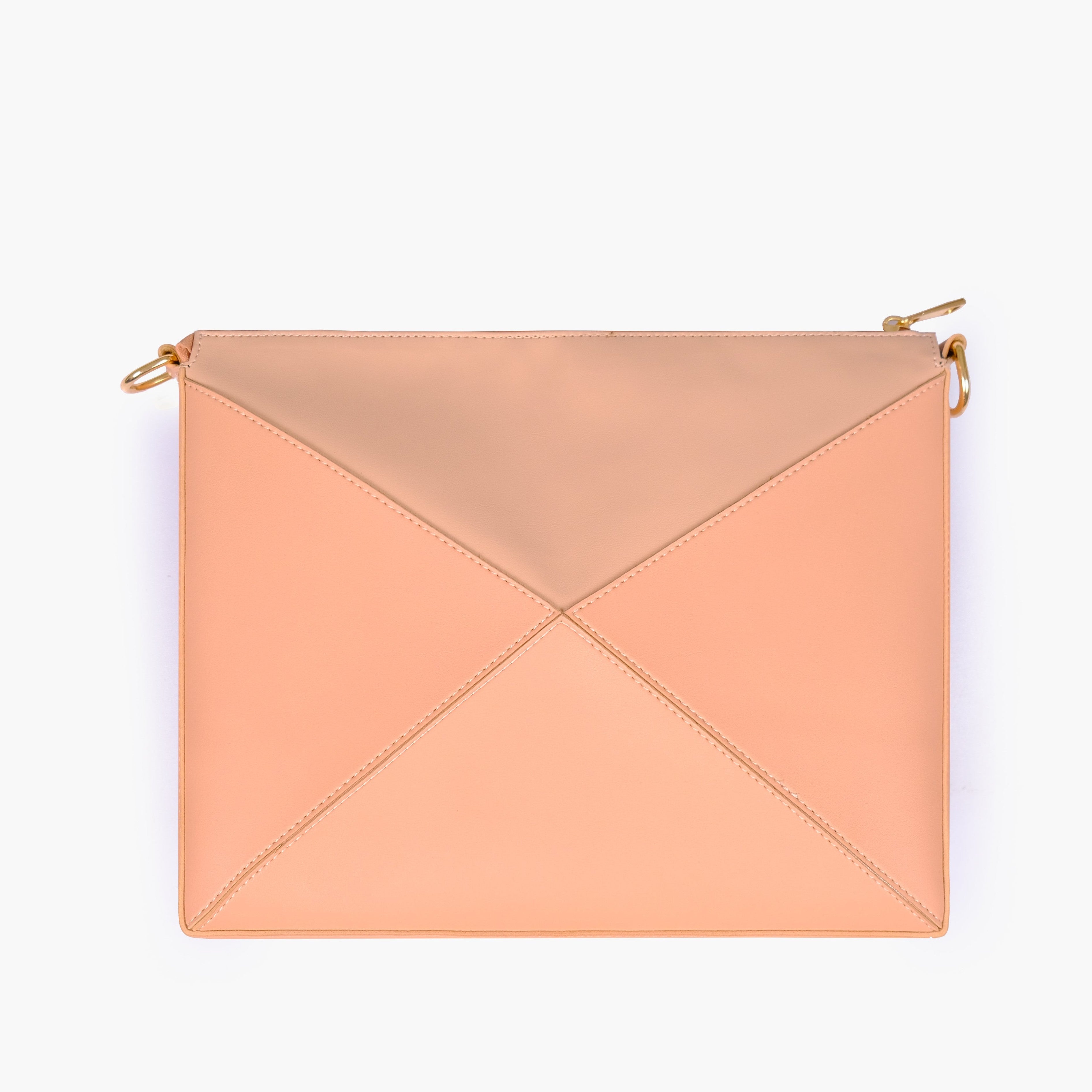 Peach triangle flex bag