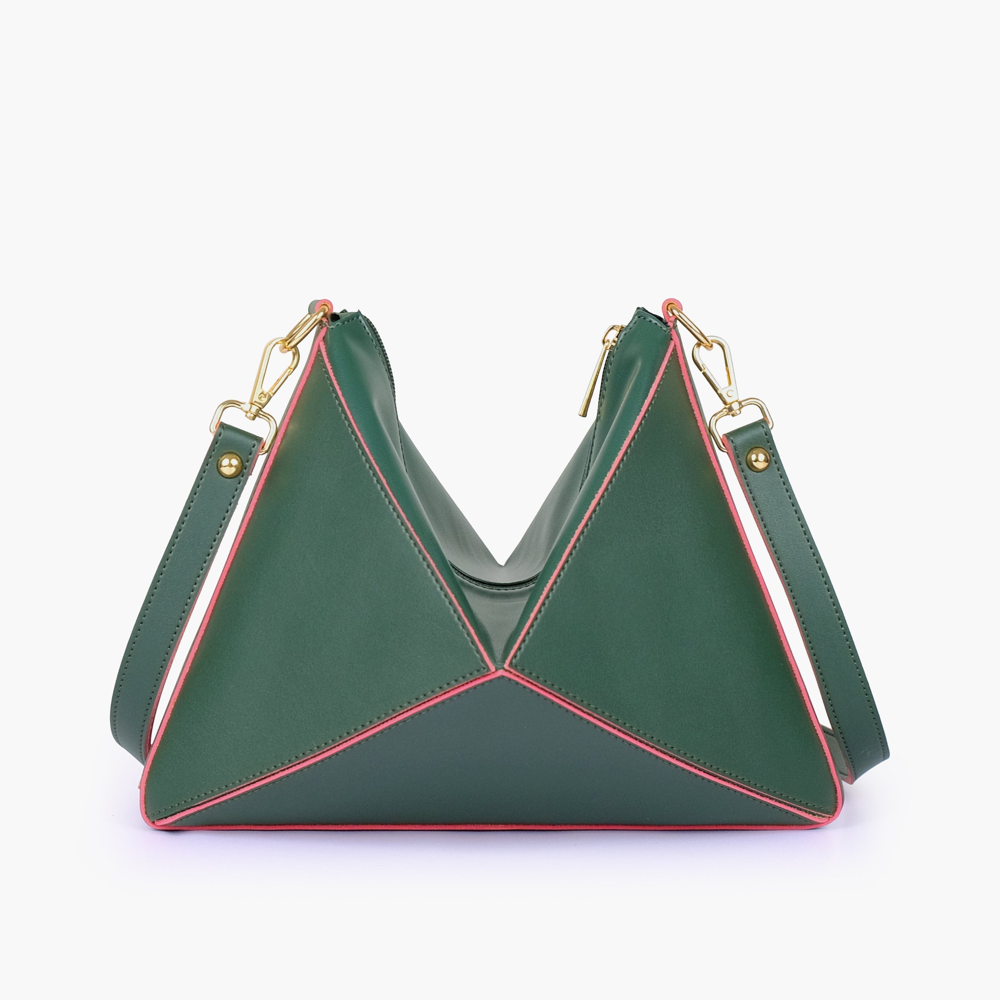 Army green triangle flex bag