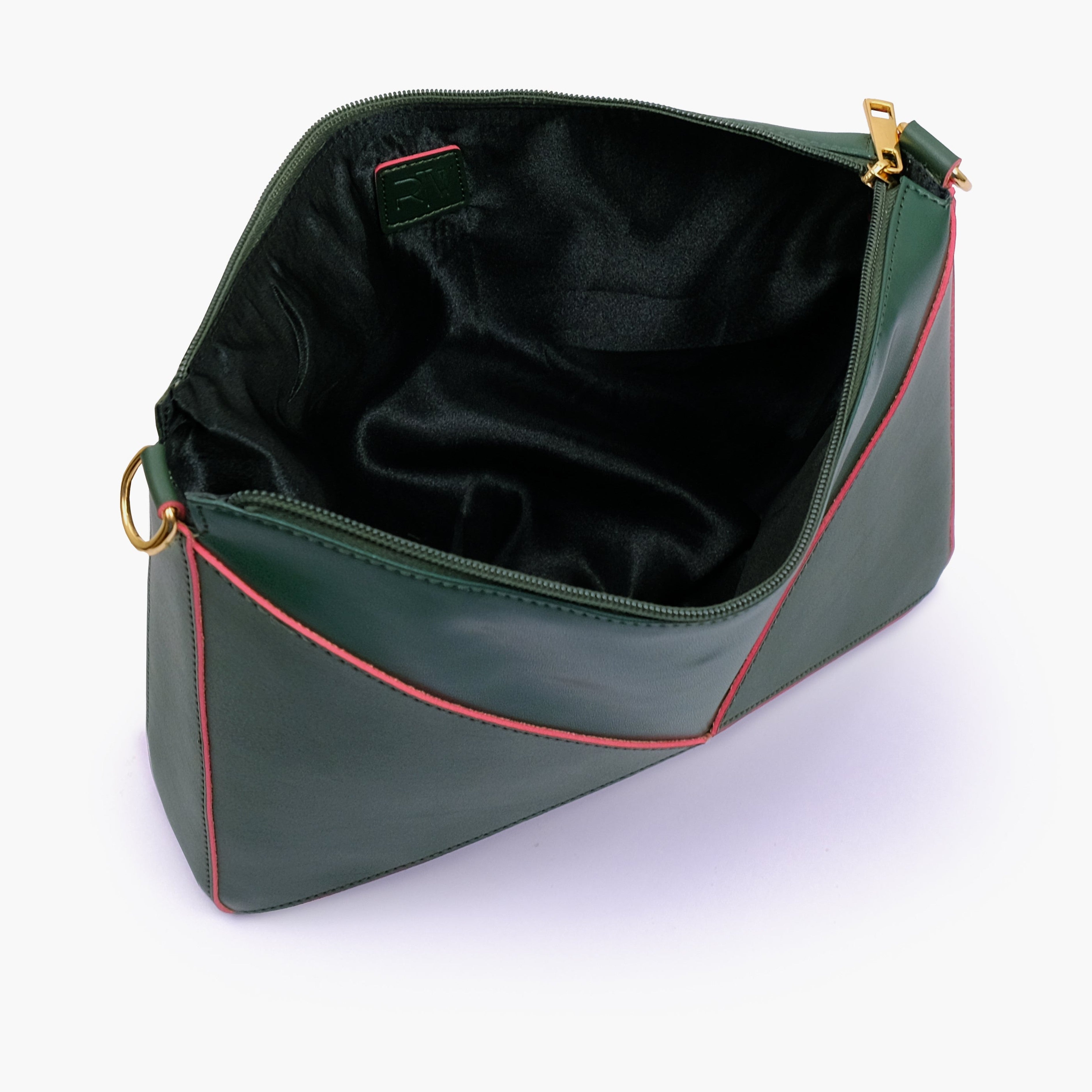 Army green triangle flex bag