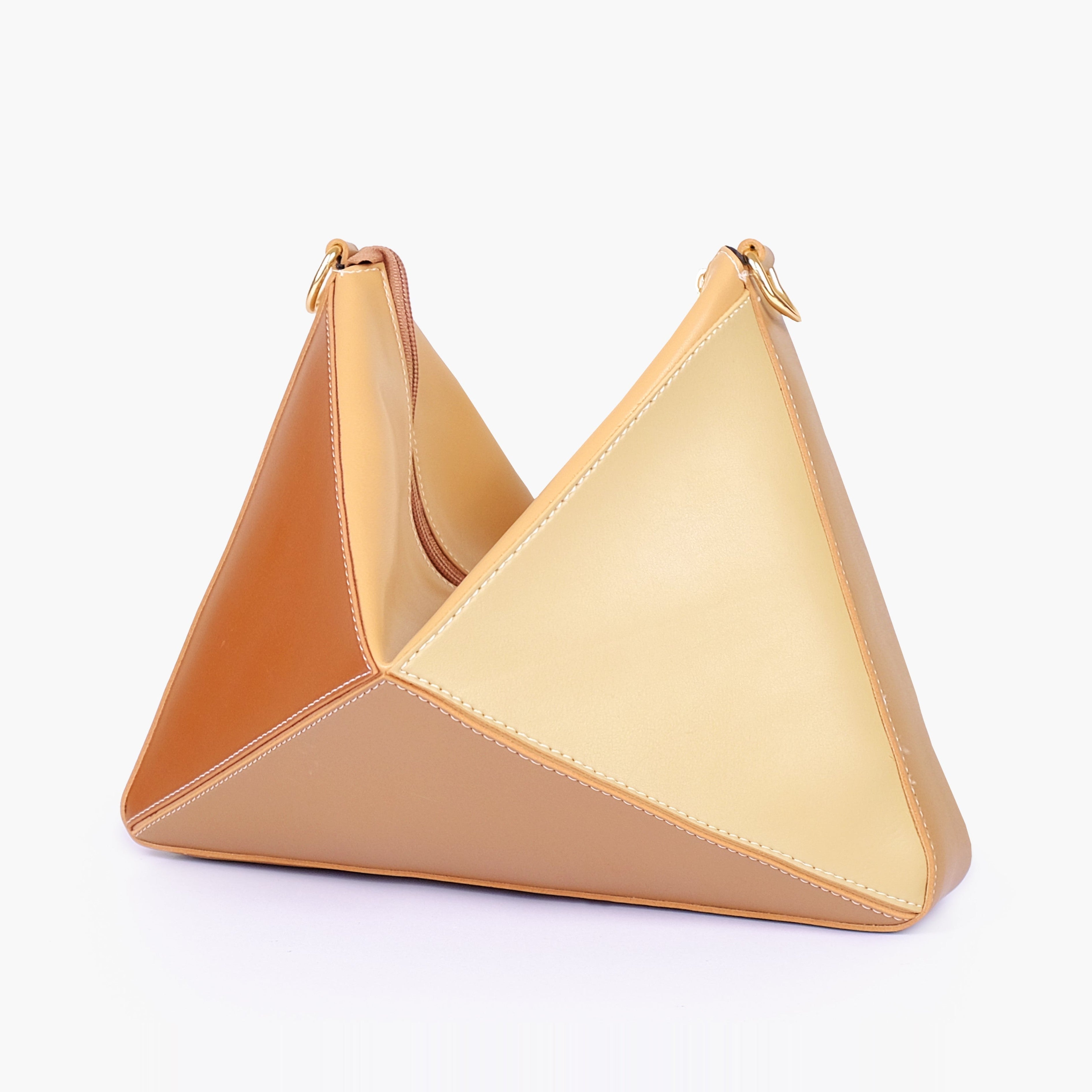 Caramel triangle flex bag