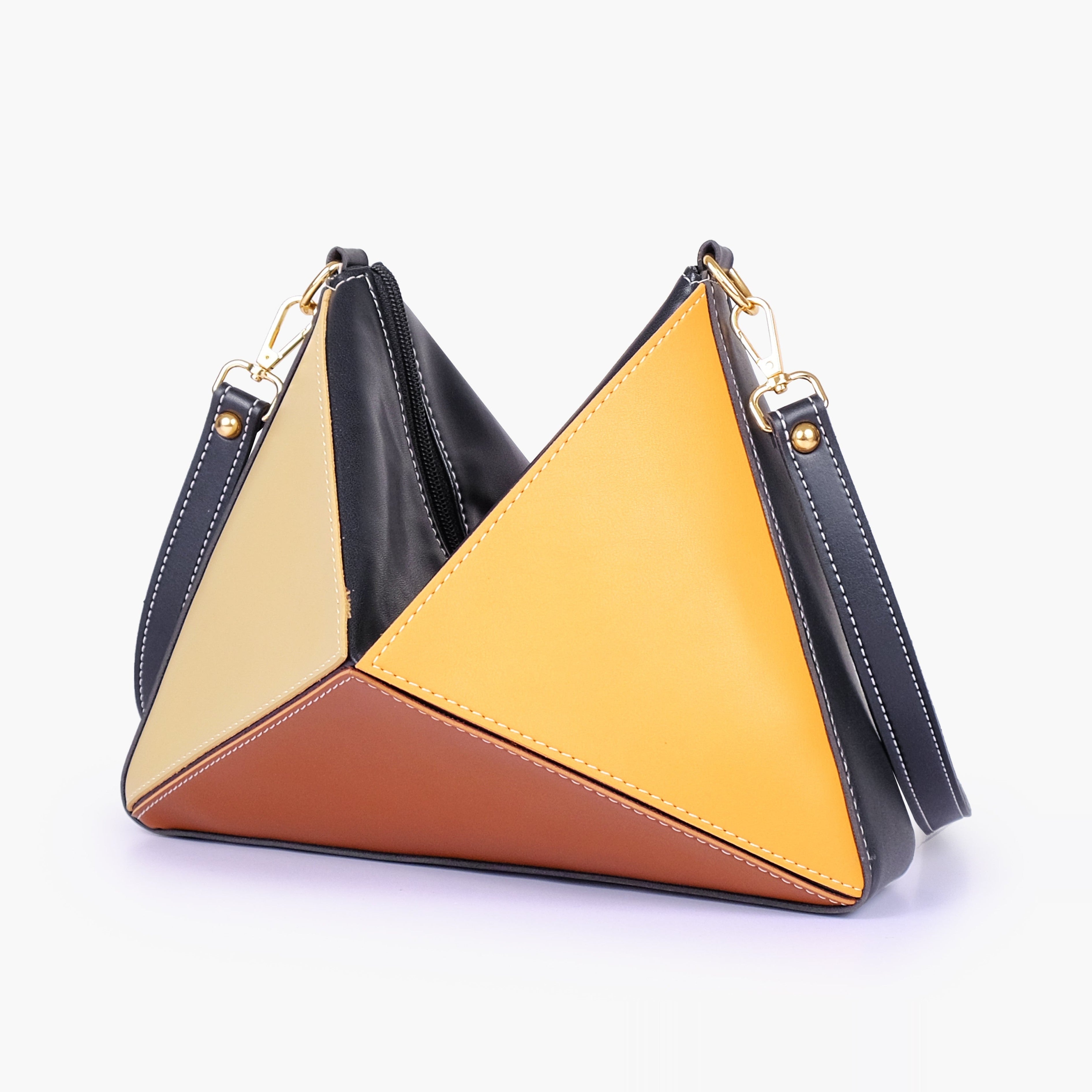 Mocha triangle flex bag