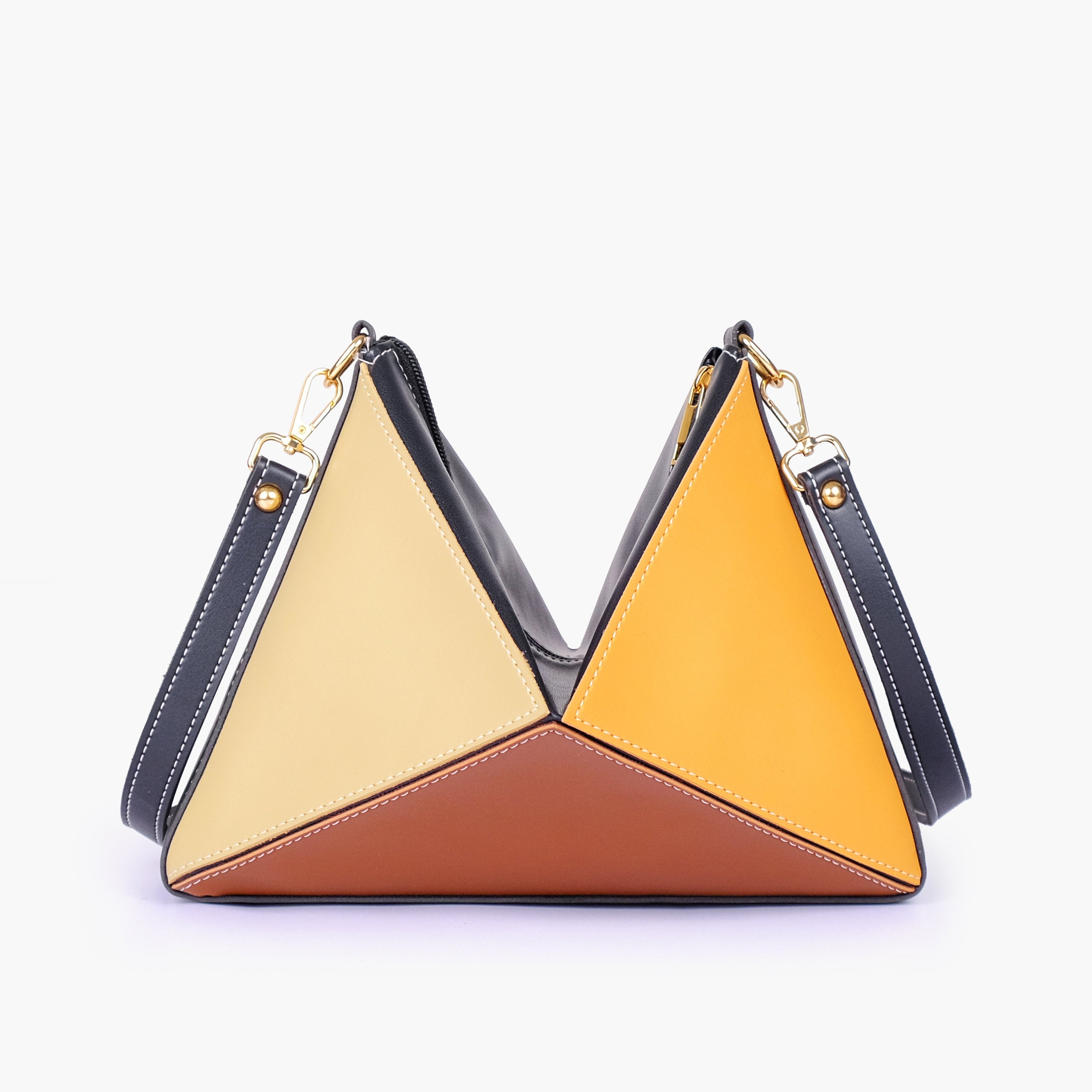 Mocha triangle flex bag