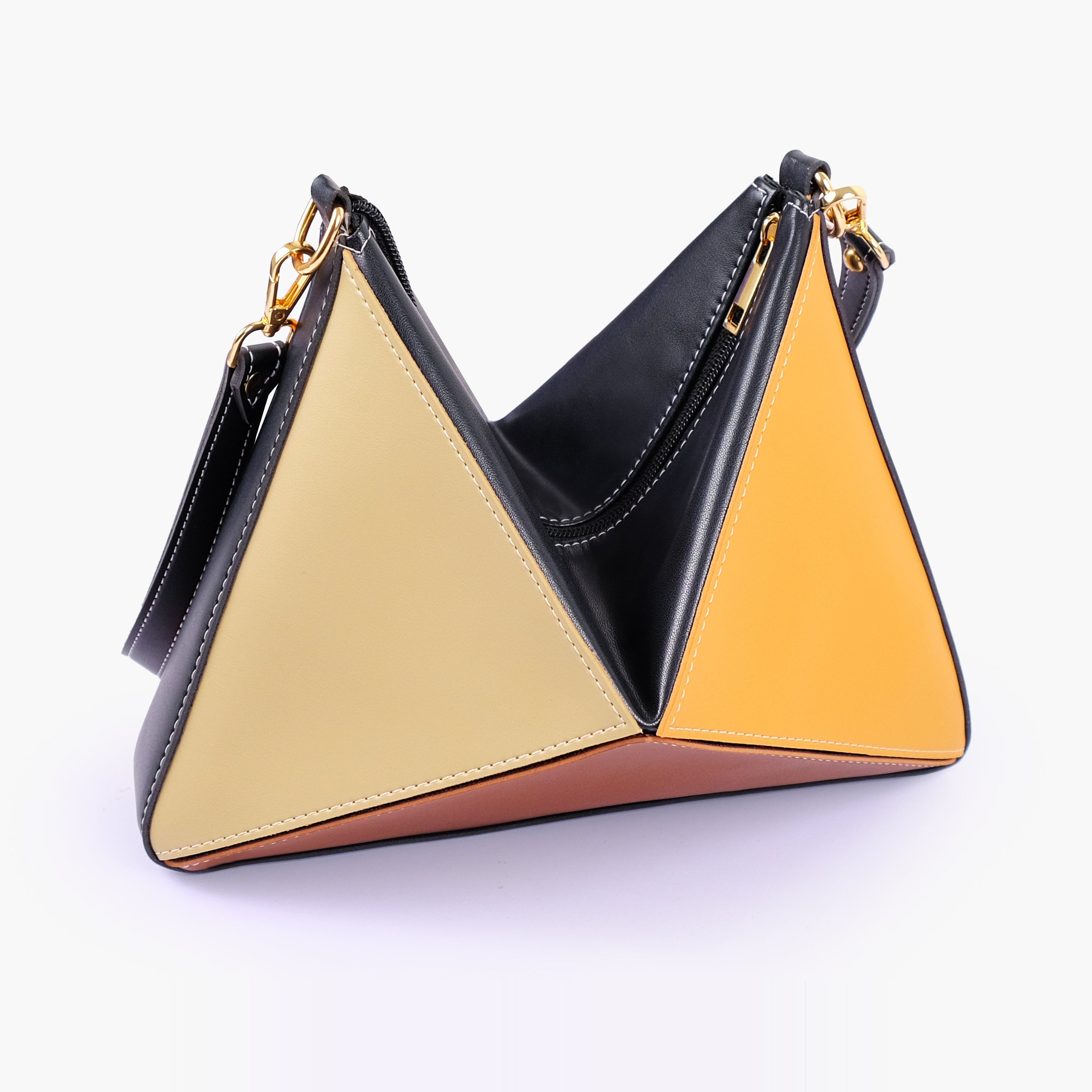 Mocha triangle flex bag