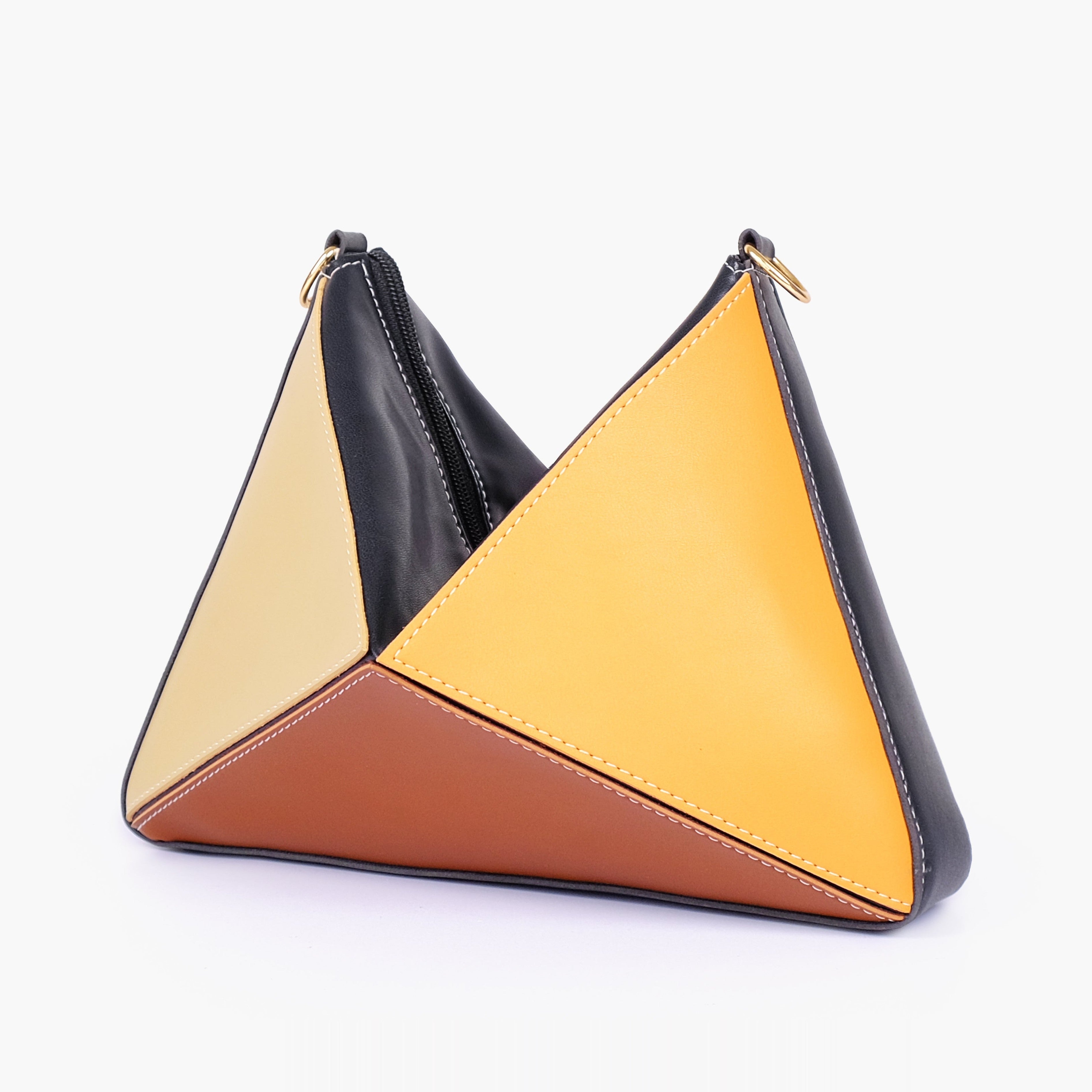 Mocha triangle flex bag