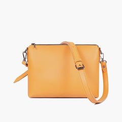 Mustard two-piece floral tote