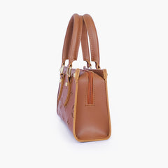 Brown on-the-go mini bag