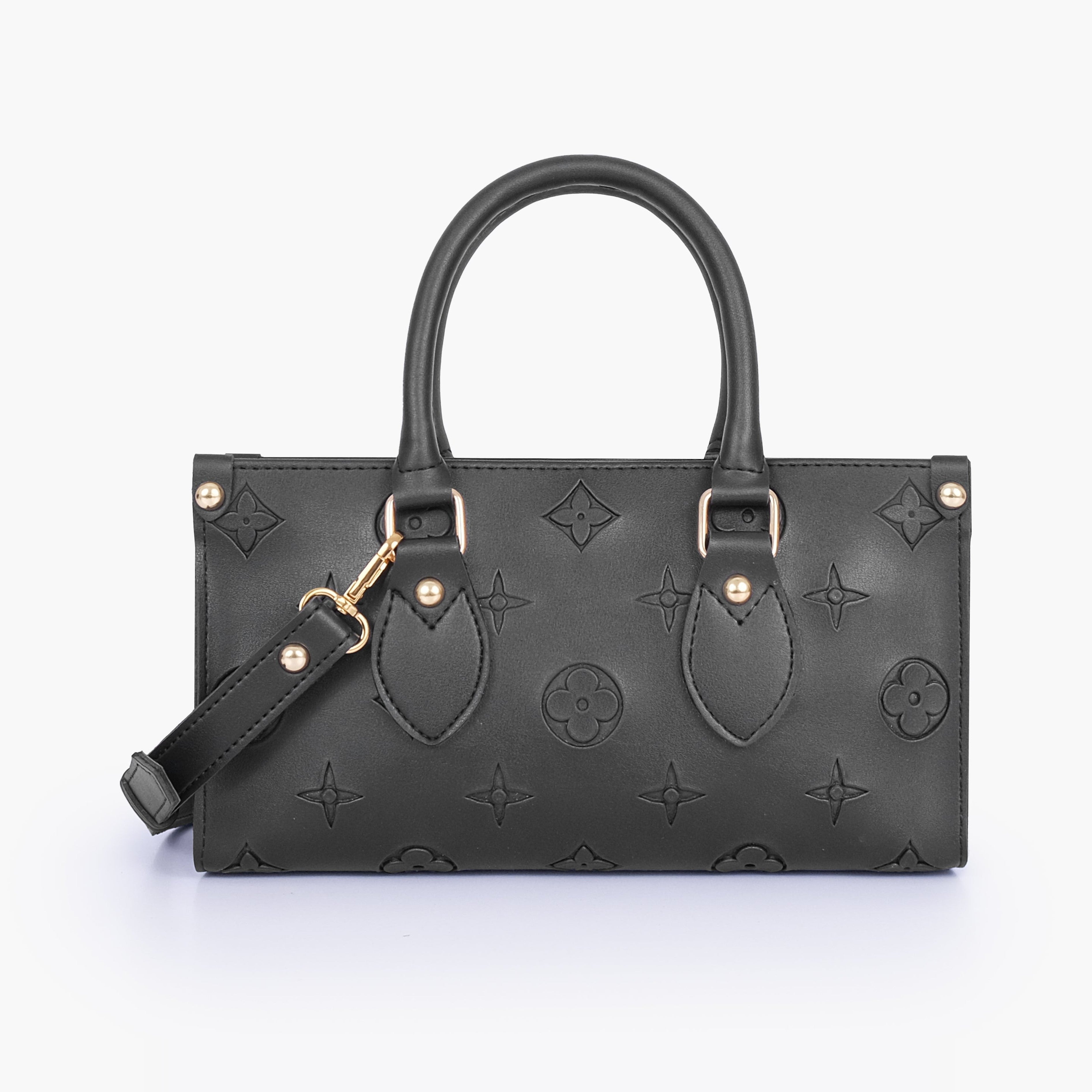 Black on-the-go mini bag