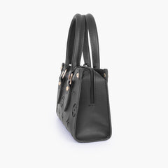 Black on-the-go mini bag