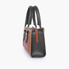 Brown and black on-the-go mini bag