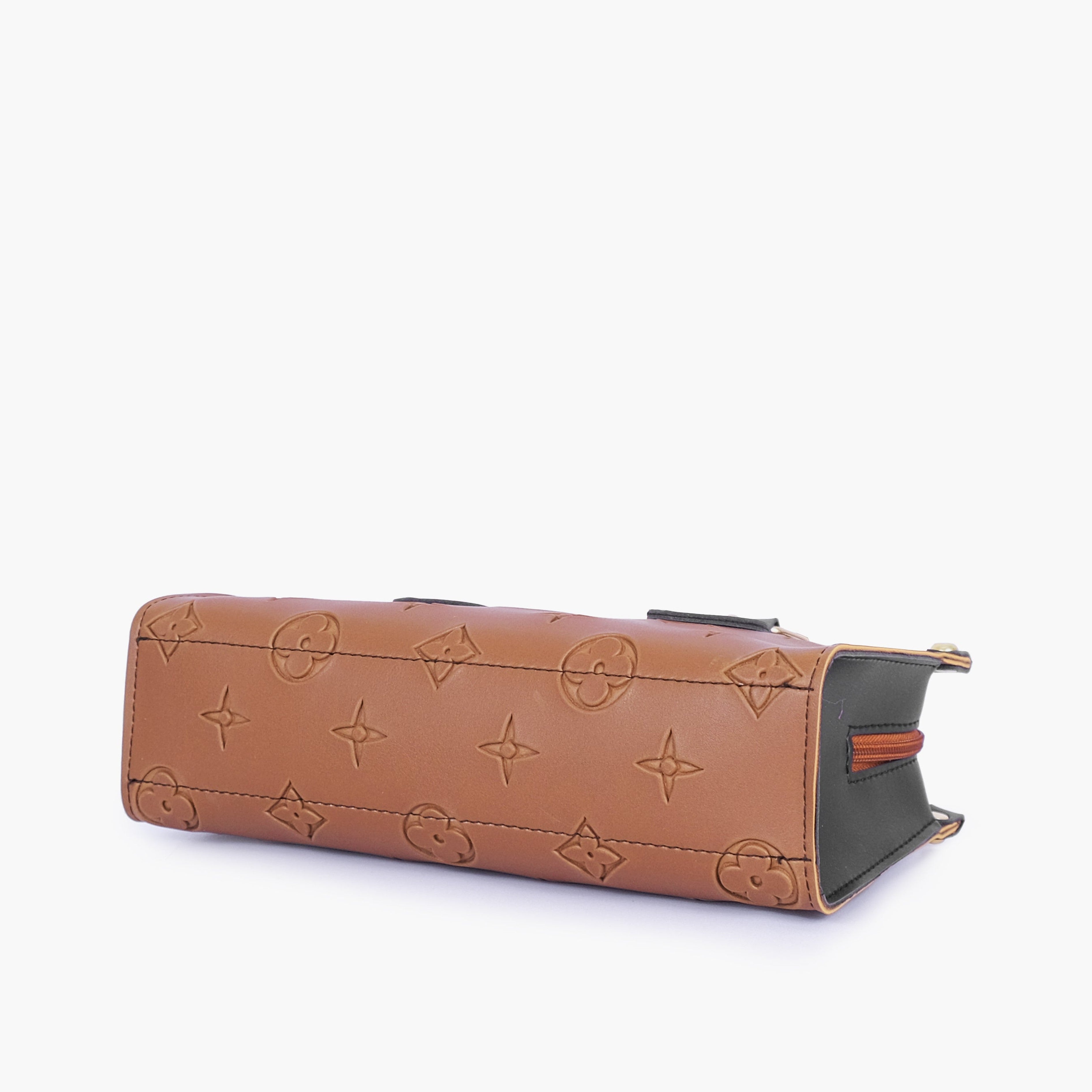 Brown and black on-the-go mini bag