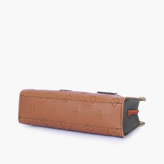 Brown and black on-the-go mini bag