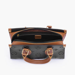 Black and brown on-the-go mini bag